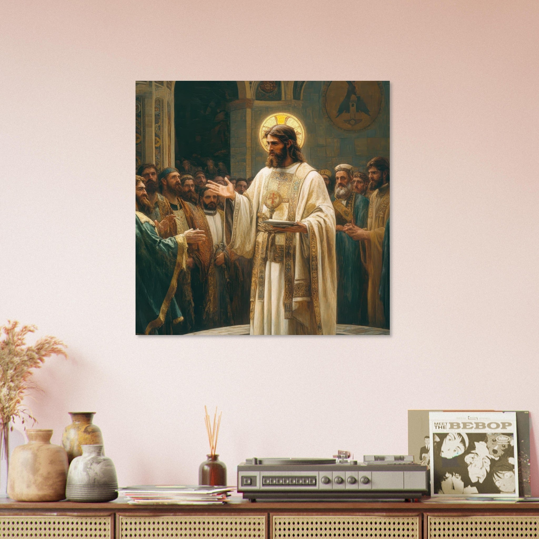 Fine Art Poster Square - The Concept of Kind in Church History Analyzing 3 - Shop Ai Art WebShop - Digital Art online Store