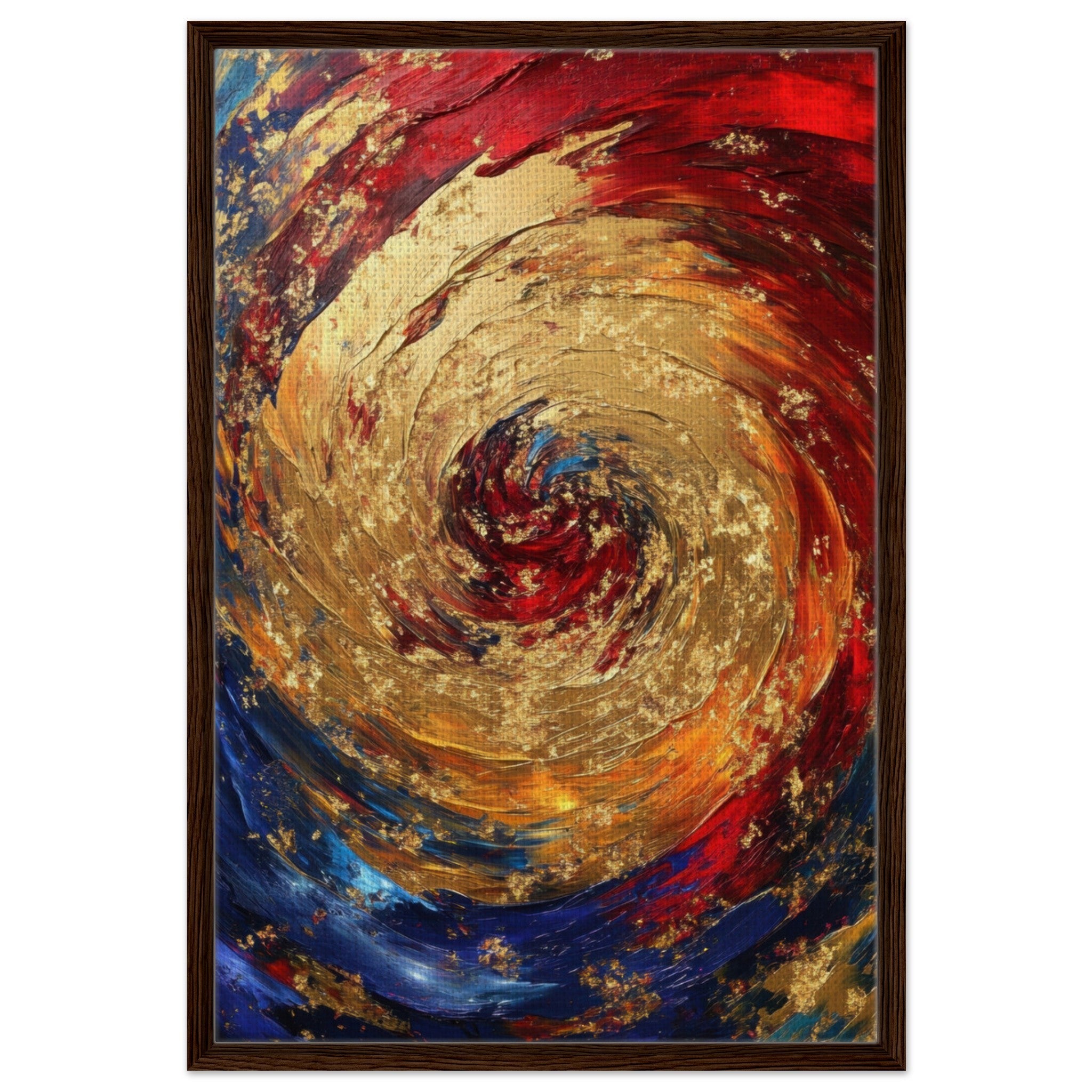 Framed Canvas Portrait - Vortex of Emotions A swirling fusion of vagrant 2 - Shop Ai Art WebShop - Digital Art online Store