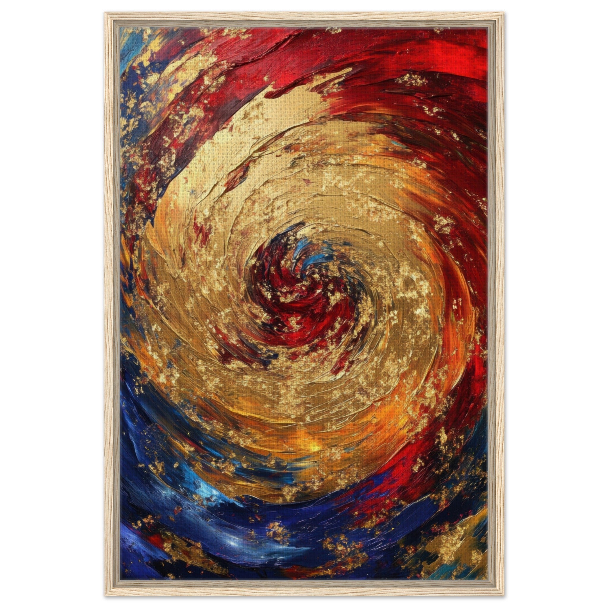 Framed Canvas Portrait - Vortex of Emotions A swirling fusion of vagrant 2 - Shop Ai Art WebShop - Digital Art online Store