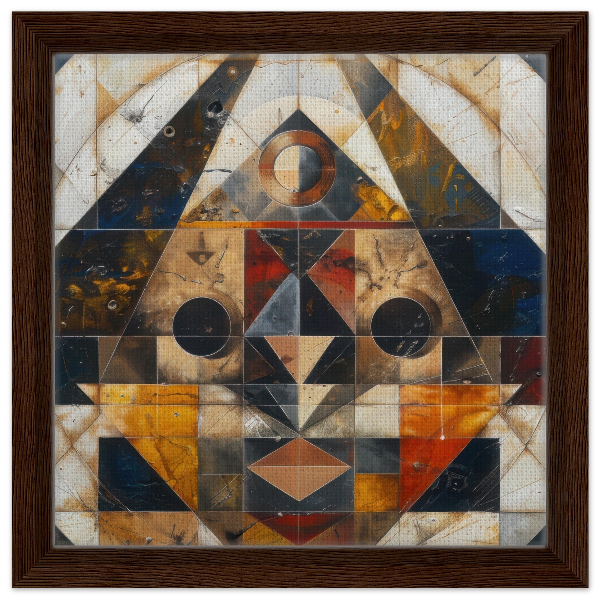 Framed Canvas Square - Free your mind abstract style 5 - Shop Ai Art WebShop - Digital Art online Store