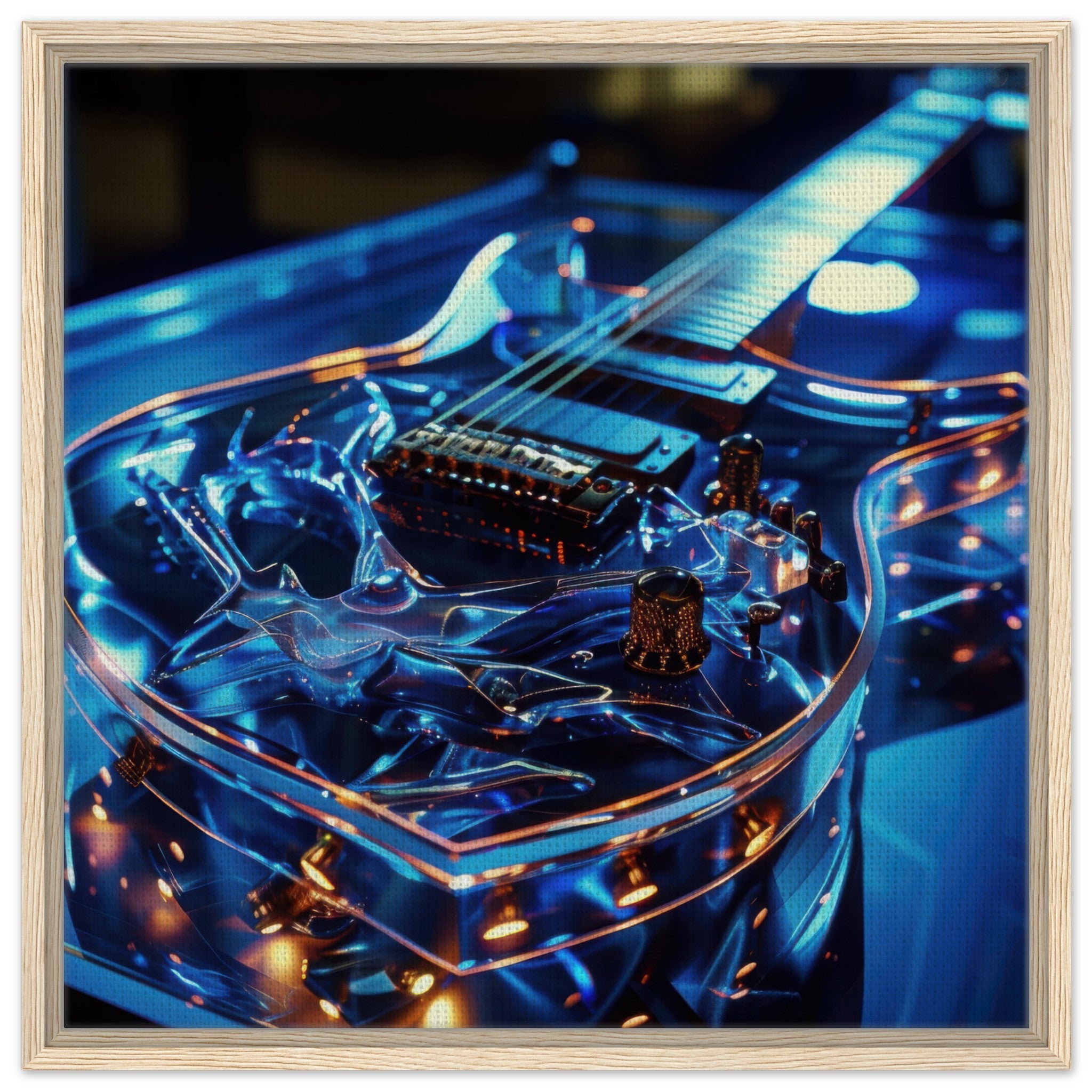 Framed Canvas Square - Music Art 6 - Shop Ai Art WebShop - Digital Art online Store