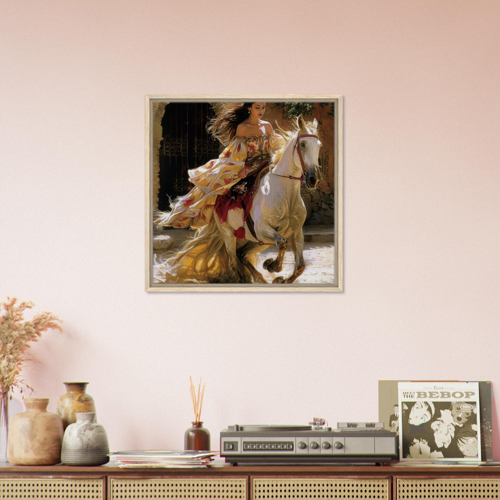 Framed Canvas Square - Romanticism art style culture of Spain 1 - Shop Ai Art WebShop - Digital Art online Store