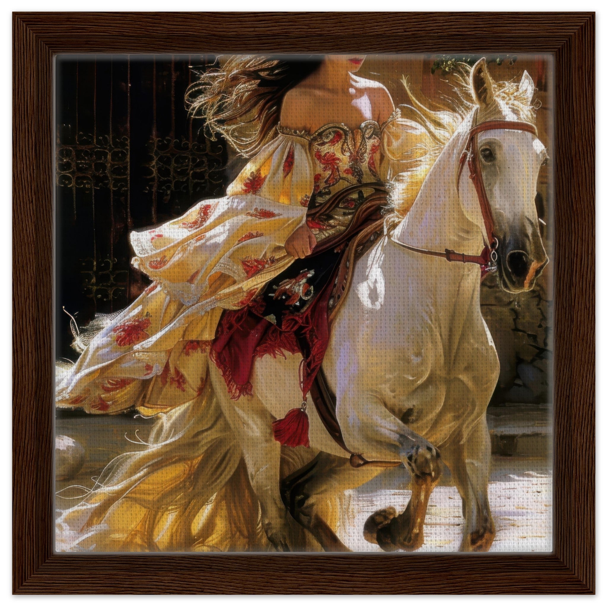 Framed Canvas Square - Romanticism art style culture of Spain 1 - Shop Ai Art WebShop - Digital Art online Store