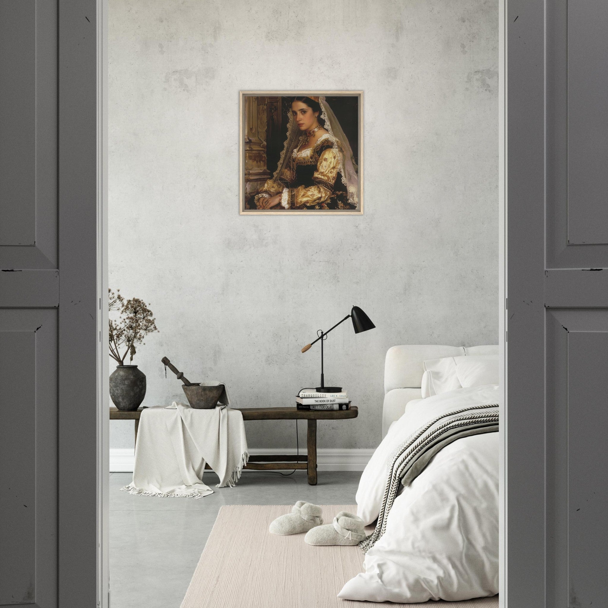 Framed Canvas Square - Romanticism art style culture of Spain 2 - Shop Ai Art WebShop - Digital Art online Store