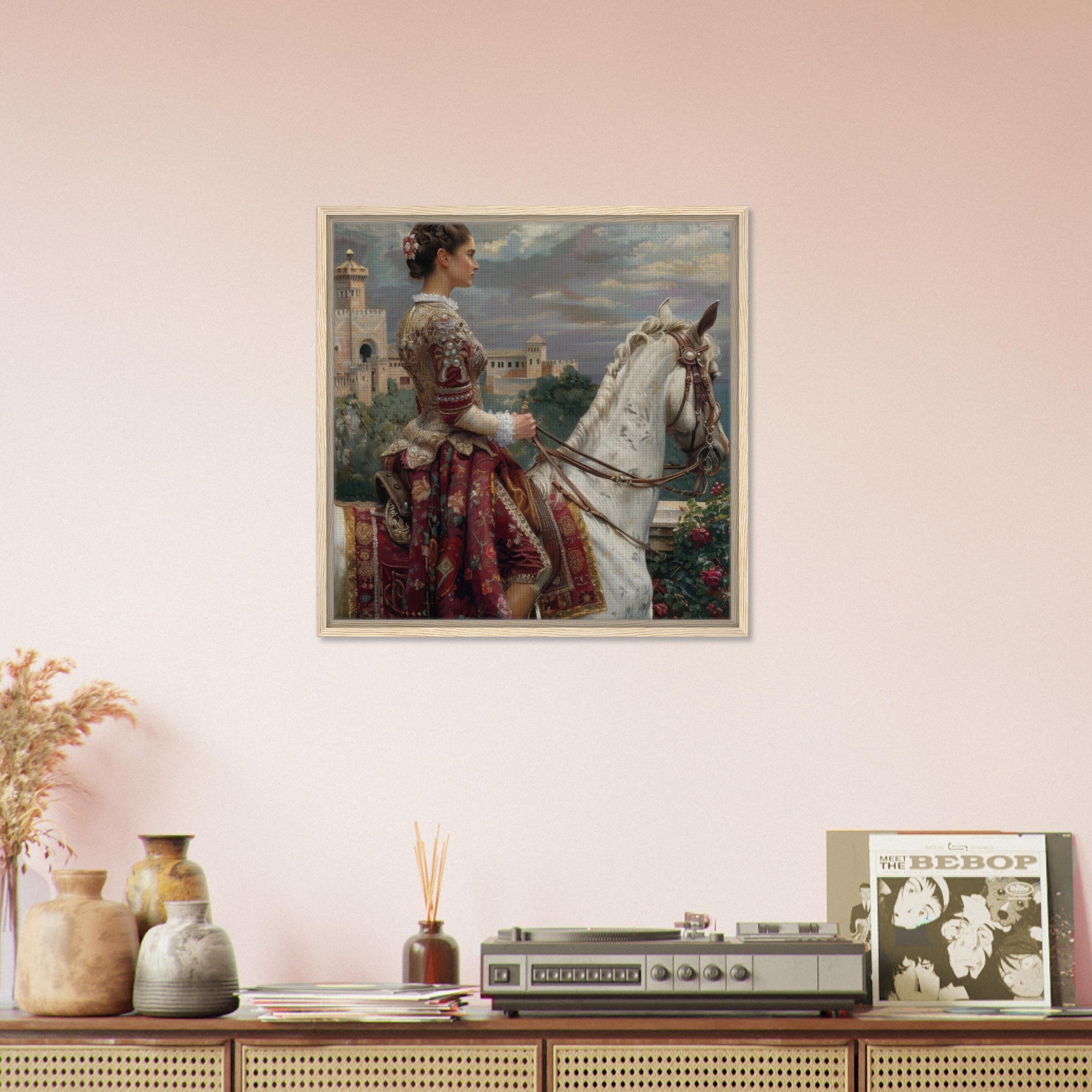 Framed Canvas Square - Romanticism art style culture of Spain 4 - Shop Ai Art WebShop - Digital Art online Store