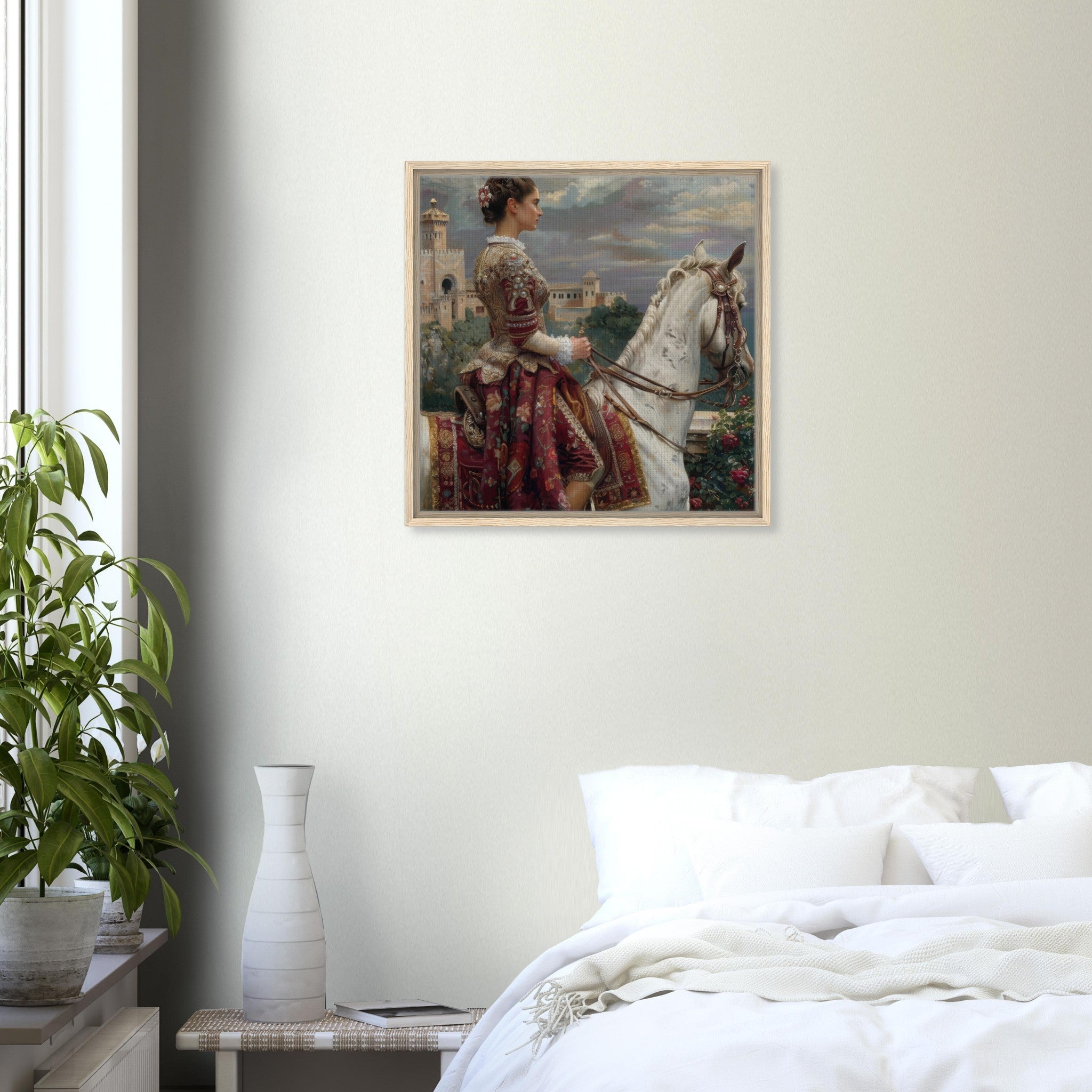 Framed Canvas Square - Romanticism art style culture of Spain 4 - Shop Ai Art WebShop - Digital Art online Store