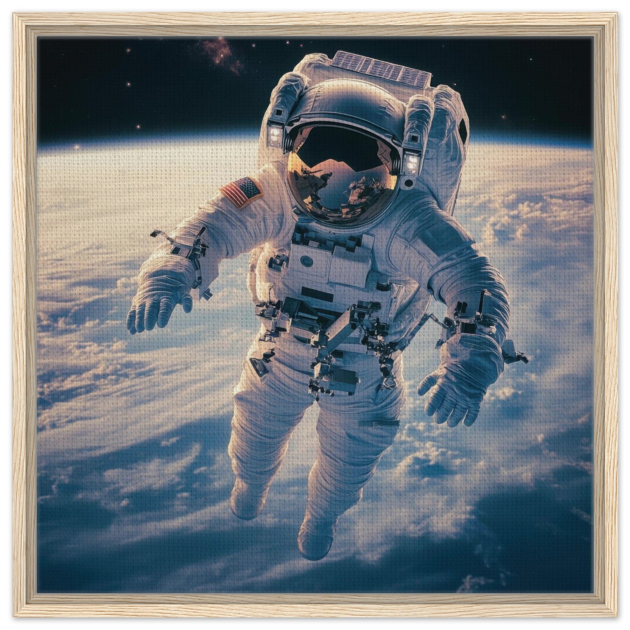 Framed Canvas Square - The psychological challenges of long 3 - Shop Ai Art WebShop - Digital Art online Store