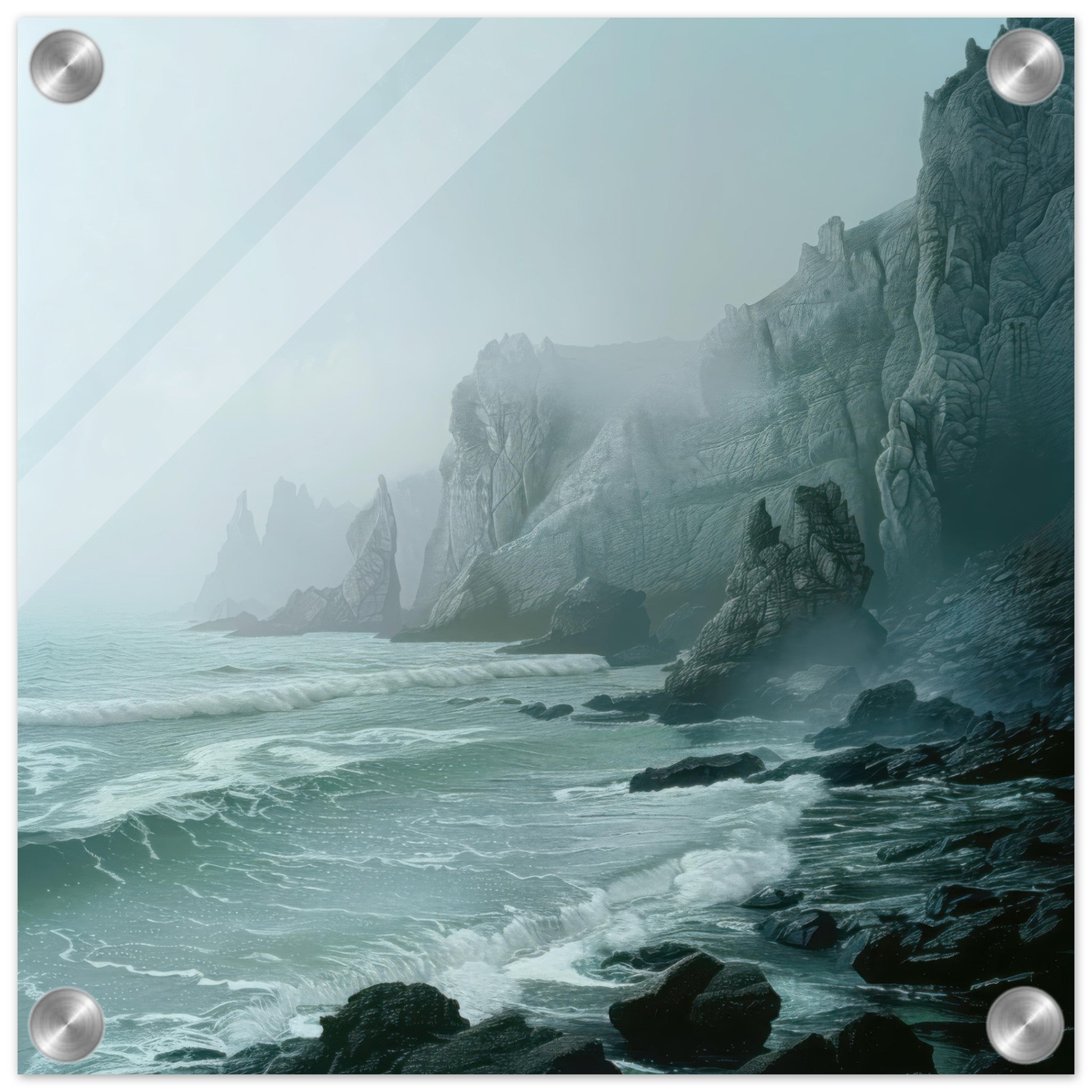 Acrylic Print Square - Nature 1 - Shop Ai Art WebShop - Digital Art online Store