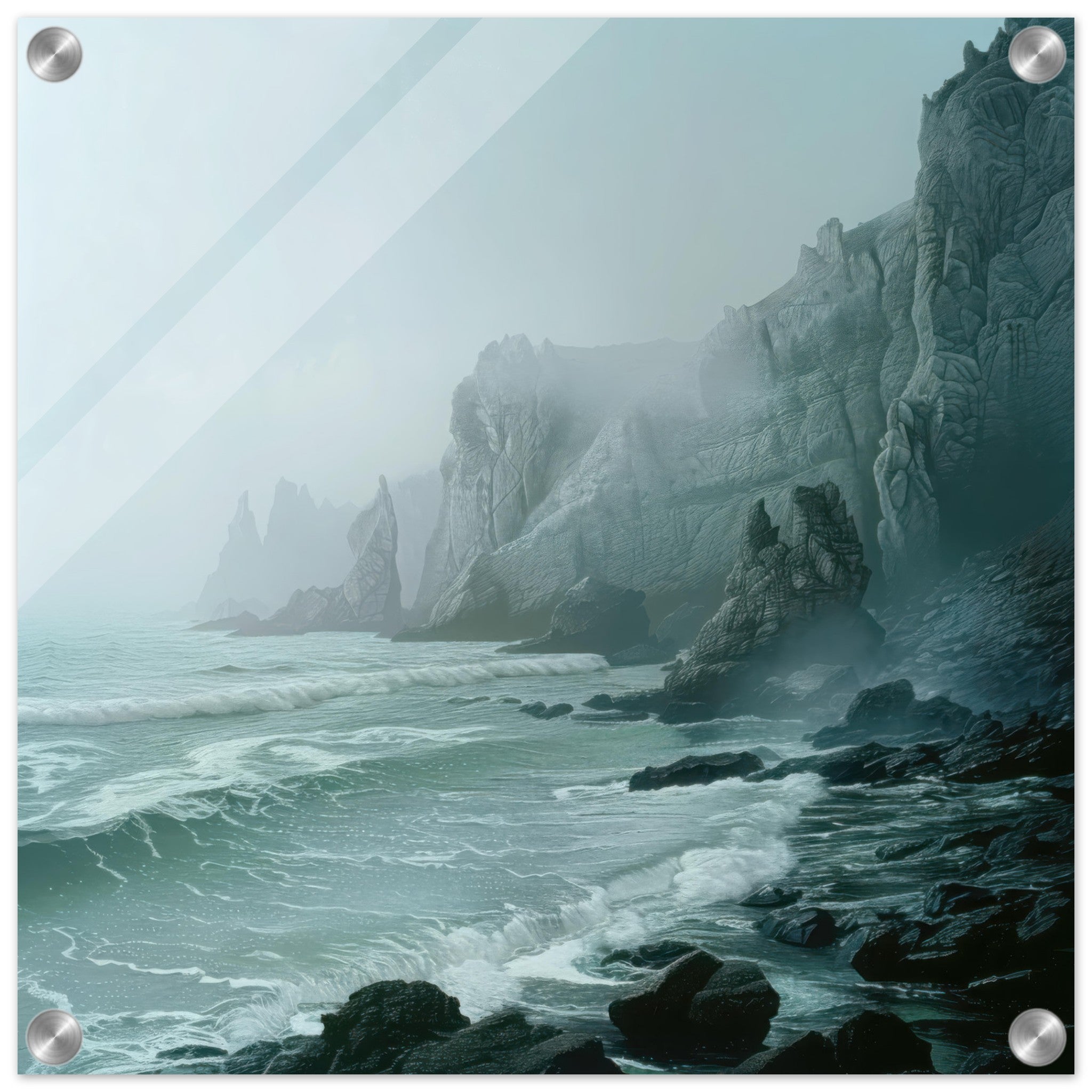 Acrylic Print Square - Nature 1 - Shop Ai Art WebShop - Digital Art online Store