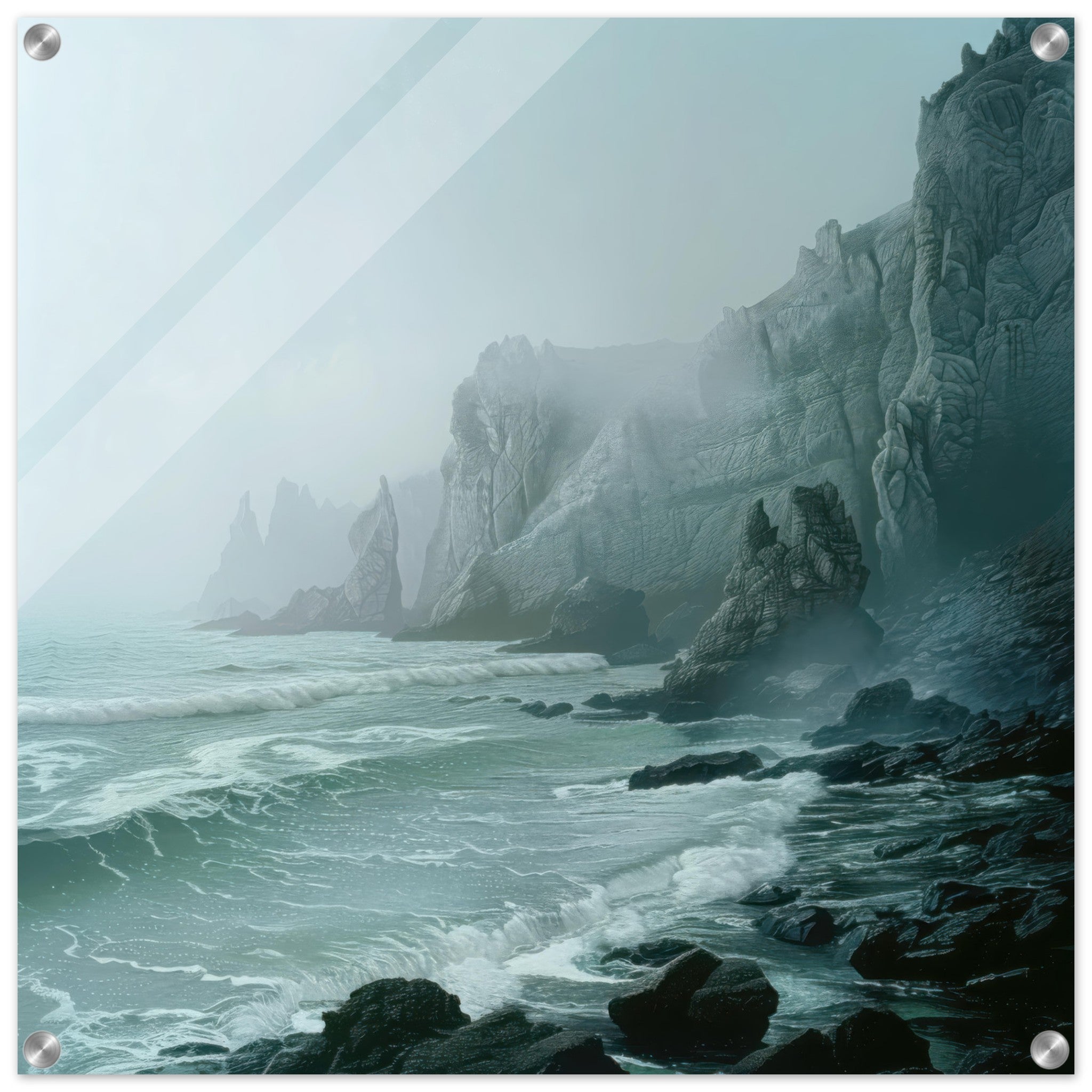 Acrylic Print Square - Nature 1 - Shop Ai Art WebShop - Digital Art online Store