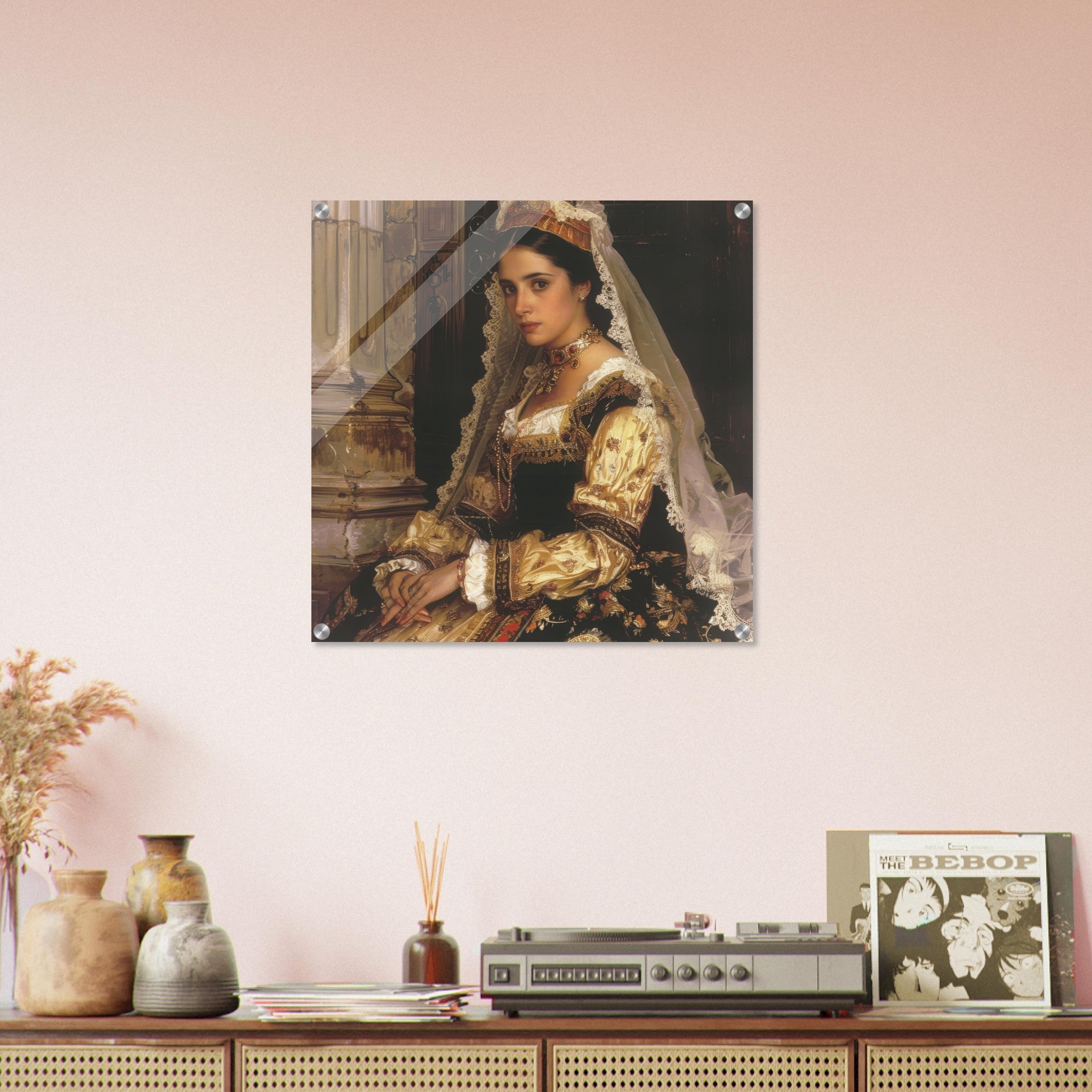 Acrylic Print Square - Romanticism art style culture of Spain 2 - Shop Ai Art WebShop - Digital Art online Store