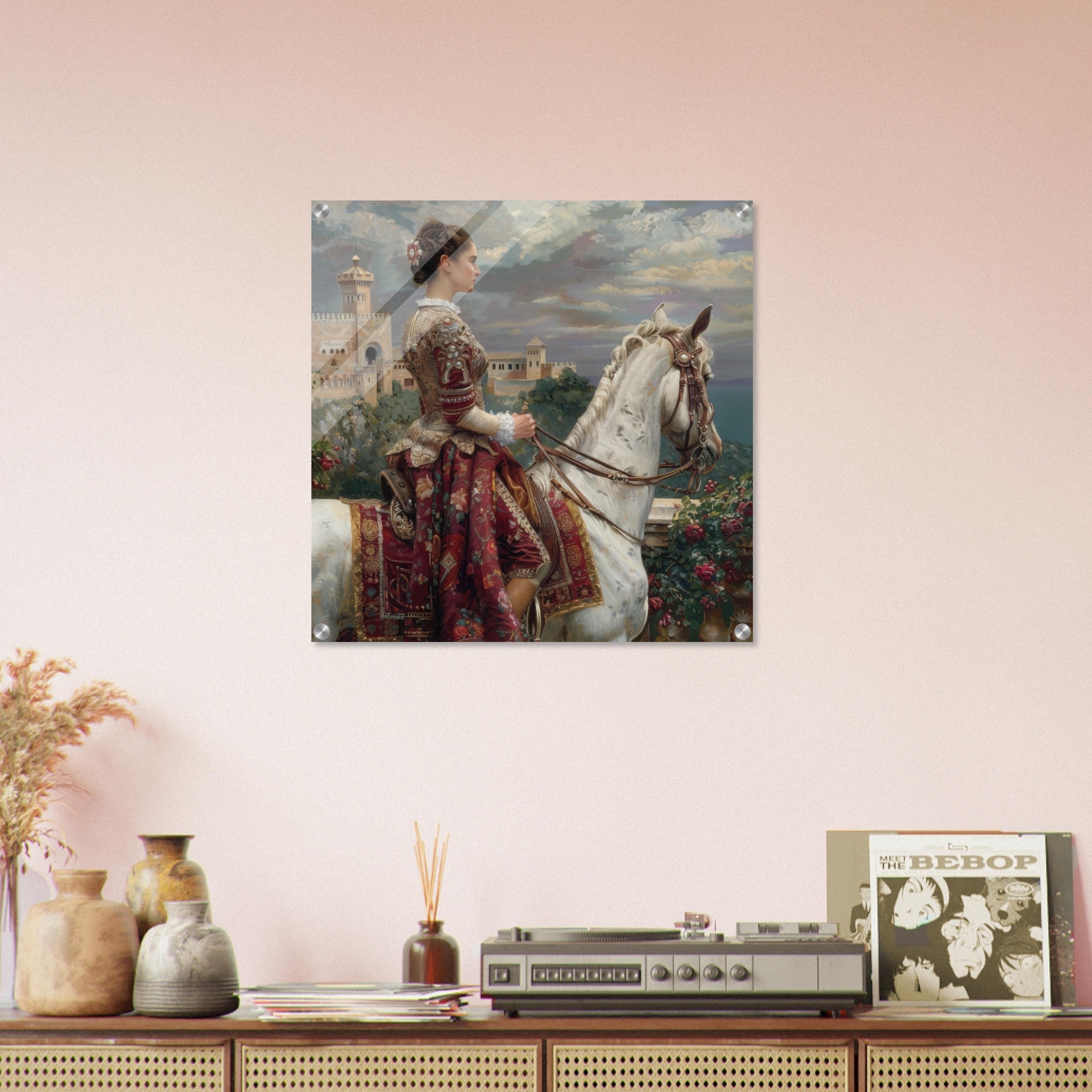 Acrylic Print Square - Romanticism art style culture of Spain 4 - Shop Ai Art WebShop - Digital Art online Store
