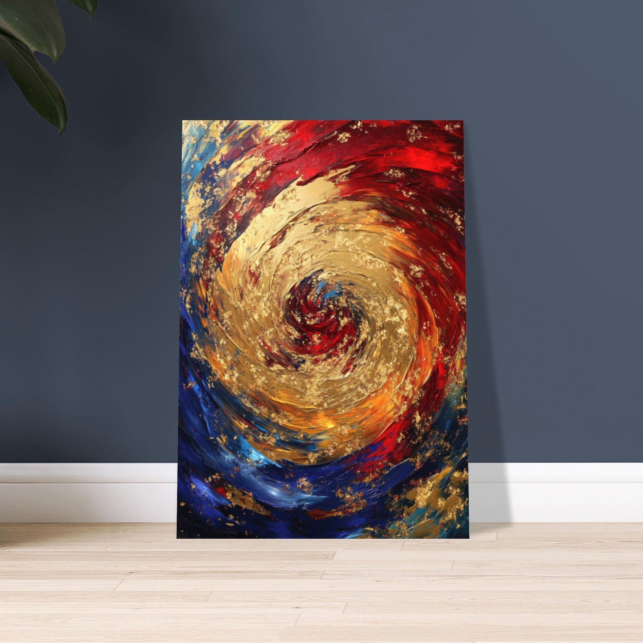 Aluminum Print Portrait - Vortex of Emotions A swirling fusion of vagrant 2 - Shop Ai Art WebShop - Digital Art online Store