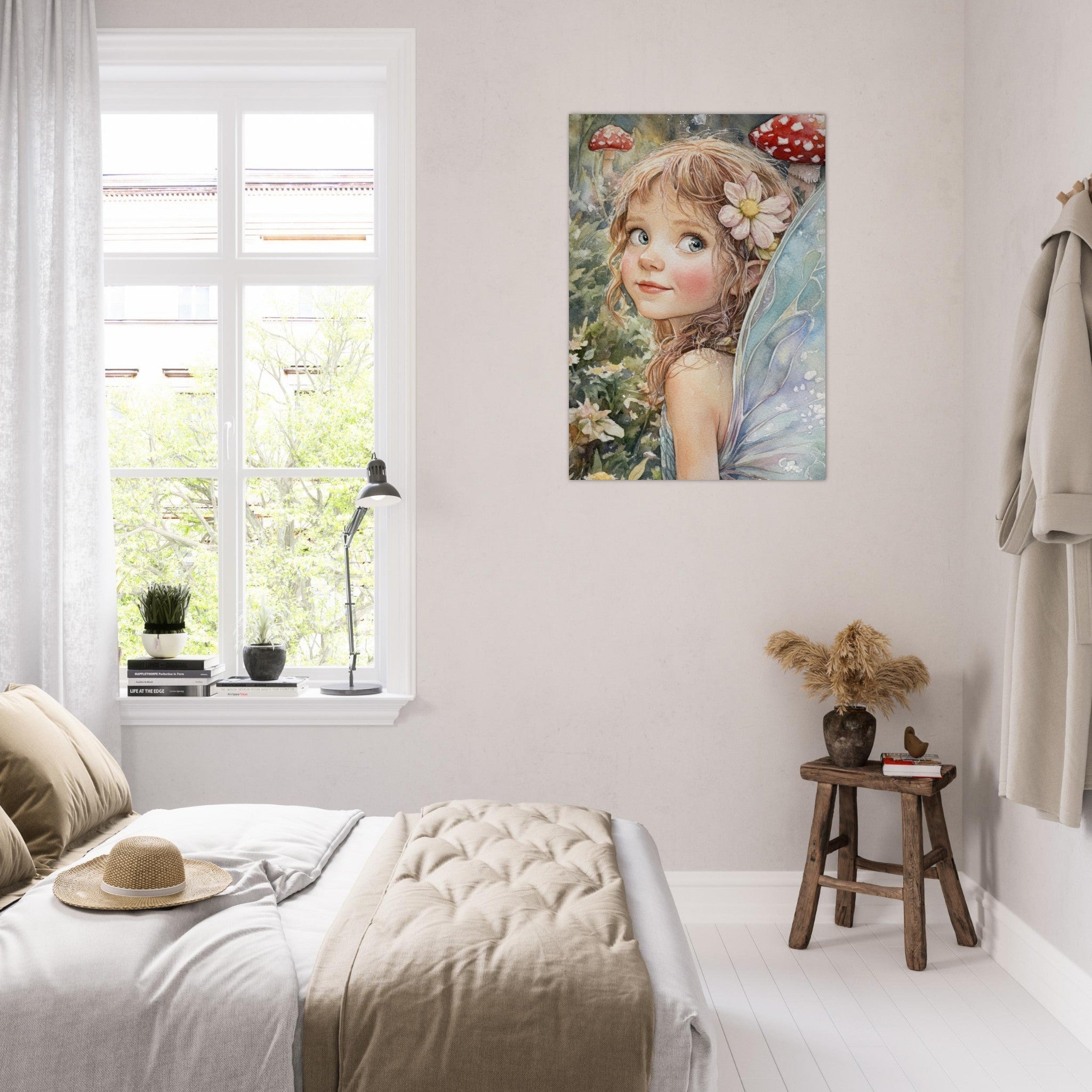 Aluminum Print Portrait - Watercolor Faerie Glade Watercolor Over - the - Thou 3 - Shop Ai Art WebShop - Digital Art online Store