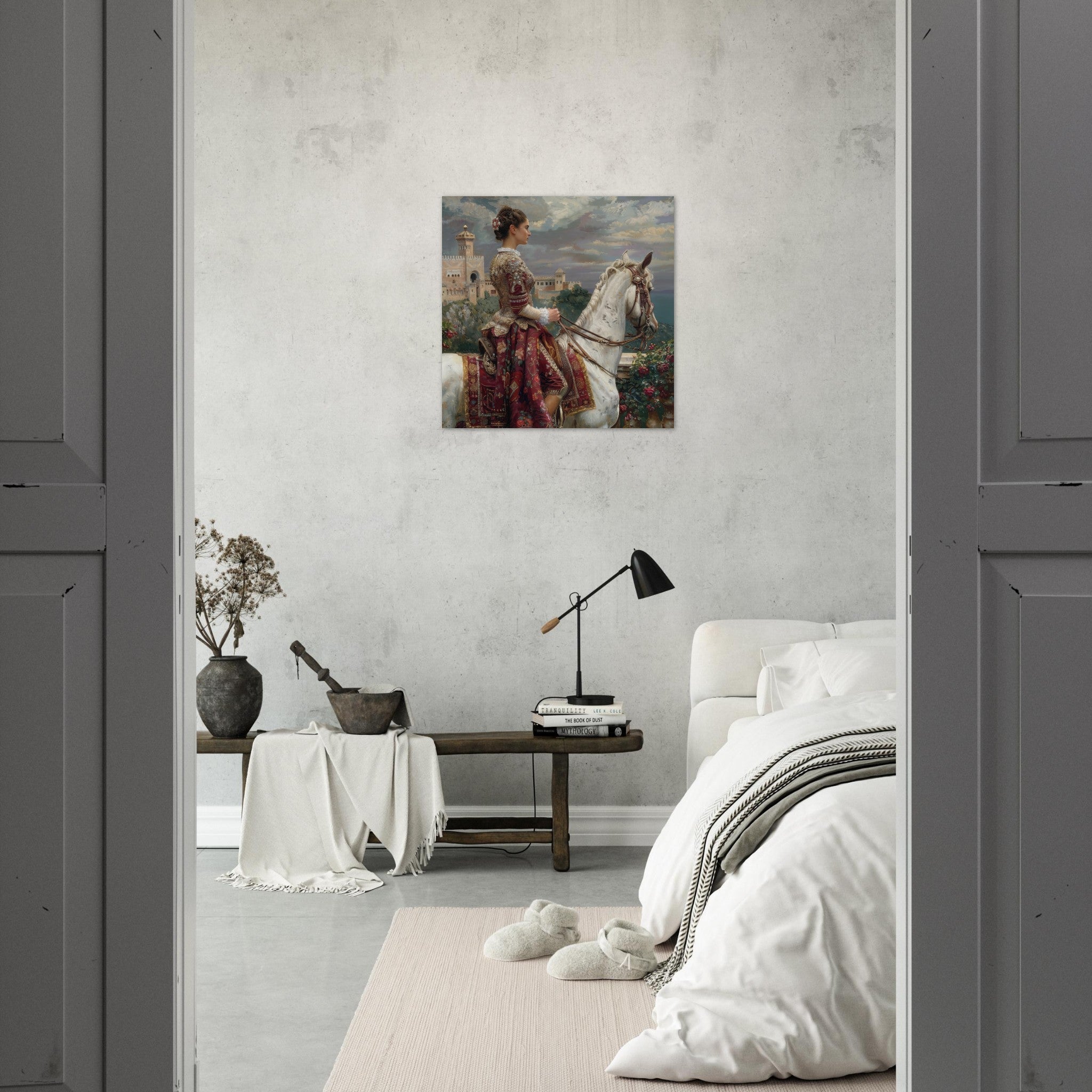 Aluminum Print Square - Romanticism art style culture of Spain 4 - Shop Ai Art WebShop - Digital Art online Store