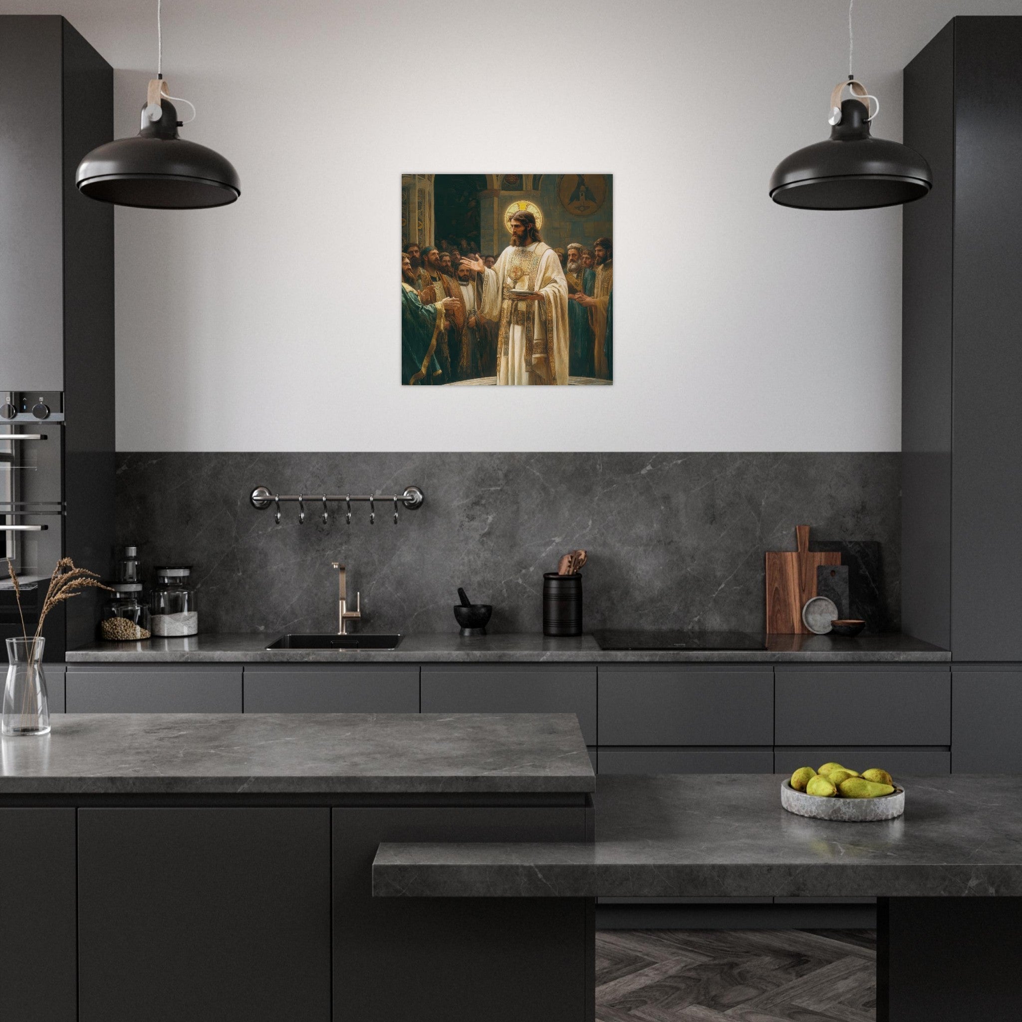 Aluminum Print Square - The Concept of Kind in Church History Analyzing 3 - Shop Ai Art WebShop - Digital Art online Store