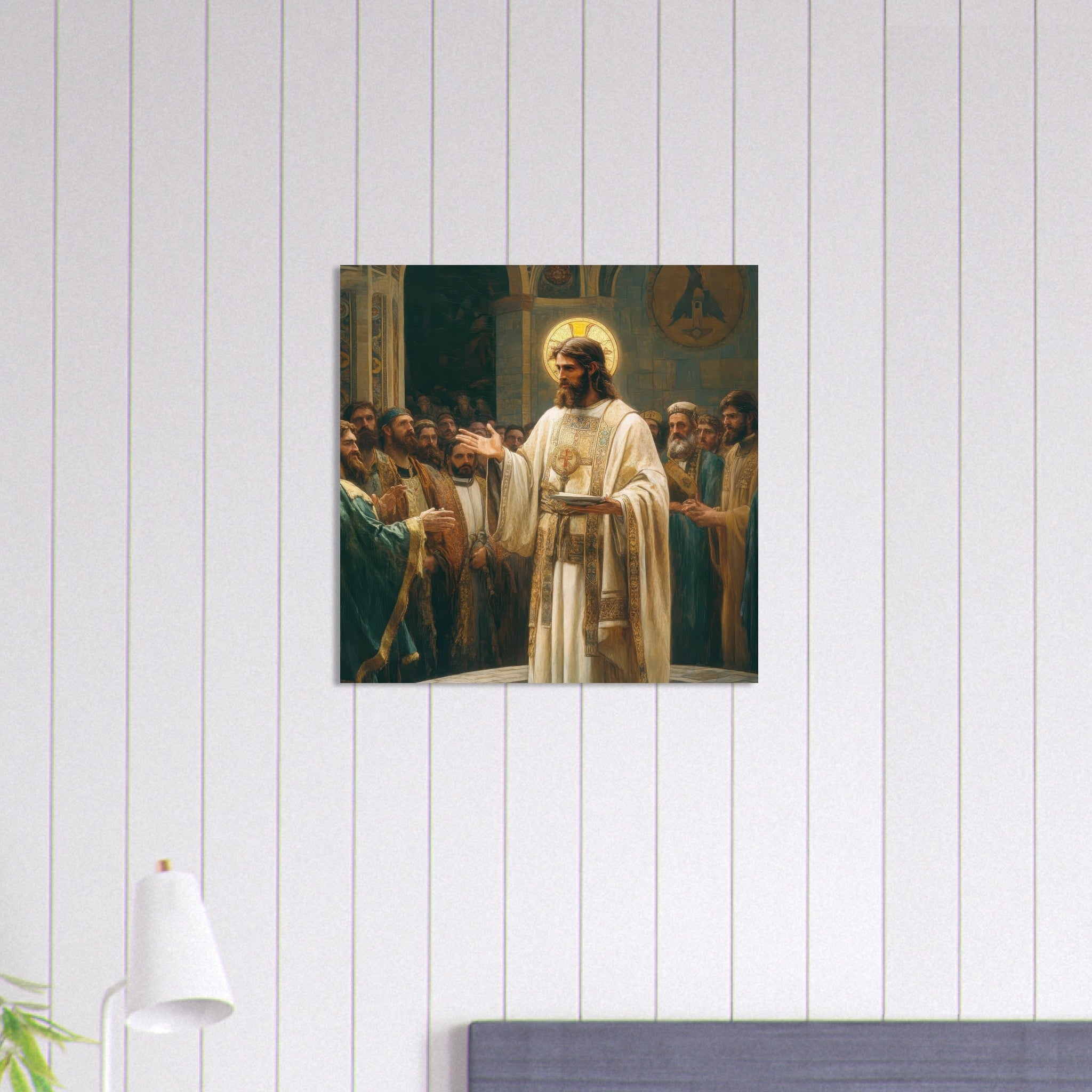 Aluminum Print Square - The Concept of Kind in Church History Analyzing 3 - Shop Ai Art WebShop - Digital Art online Store