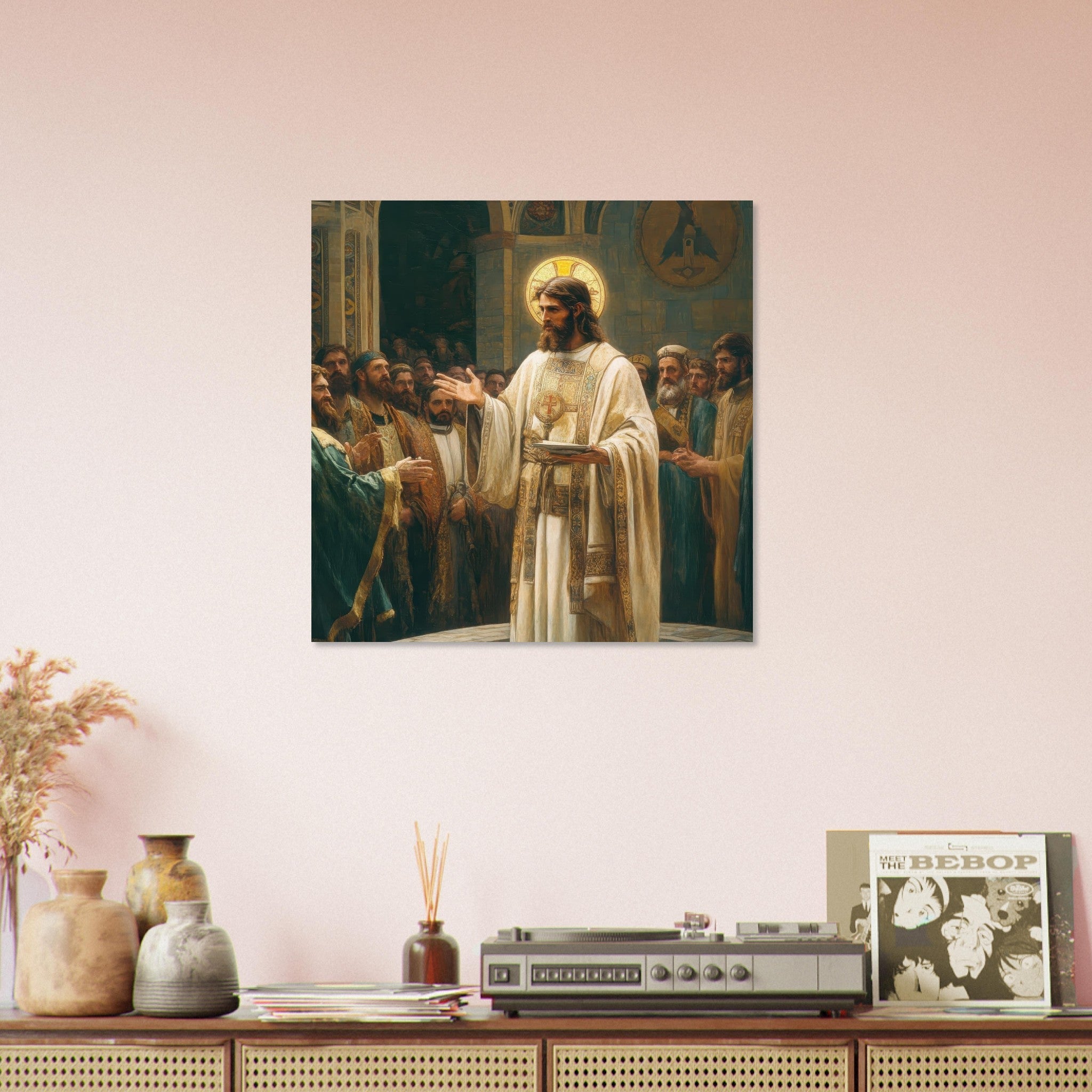 Aluminum Print Square - The Concept of Kind in Church History Analyzing 3 - Shop Ai Art WebShop - Digital Art online Store