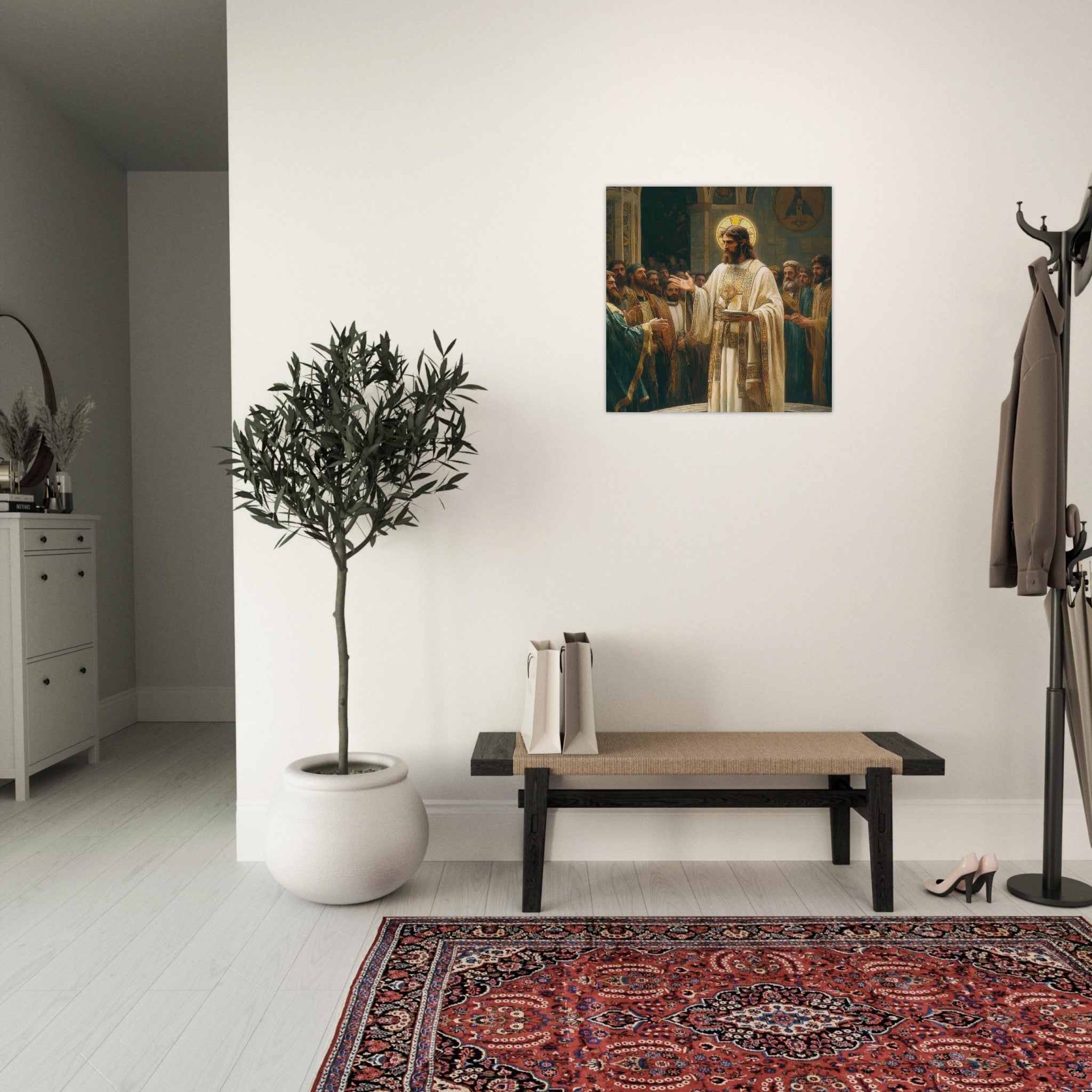 Aluminum Print Square - The Concept of Kind in Church History Analyzing 3 - Shop Ai Art WebShop - Digital Art online Store