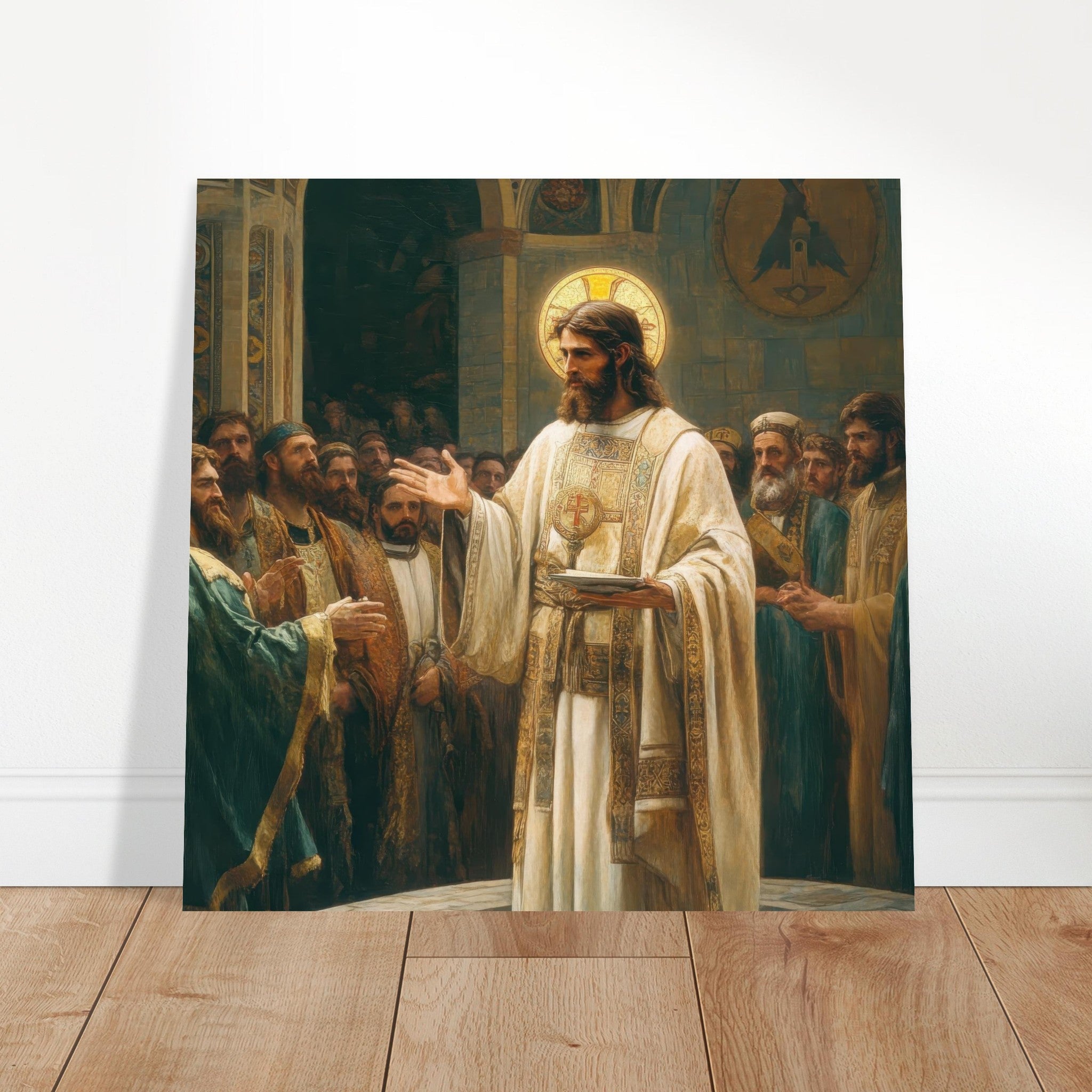 Aluminum Print Square - The Concept of Kind in Church History Analyzing 3 - Shop Ai Art WebShop - Digital Art online Store