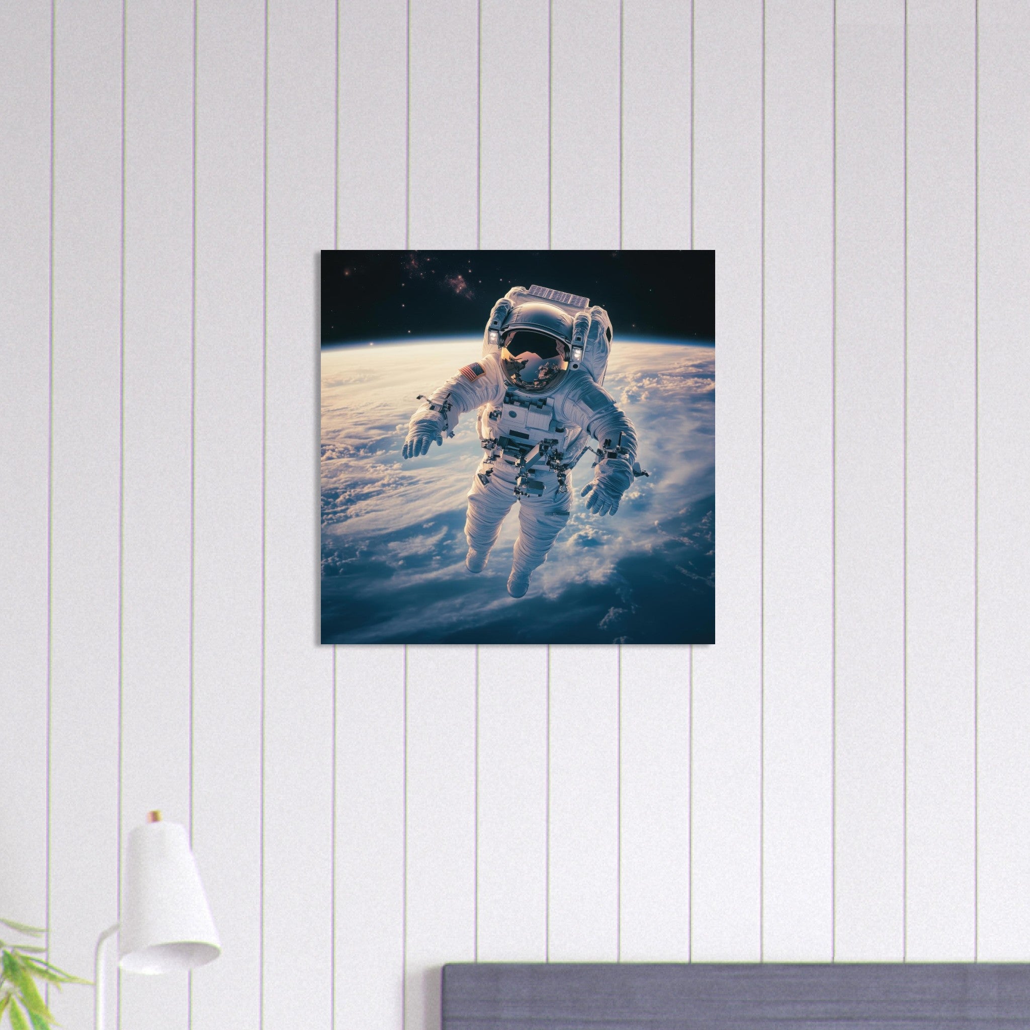 Aluminum Print Square - The psychological challenges of long 3 - Shop Ai Art WebShop - Digital Art online Store
