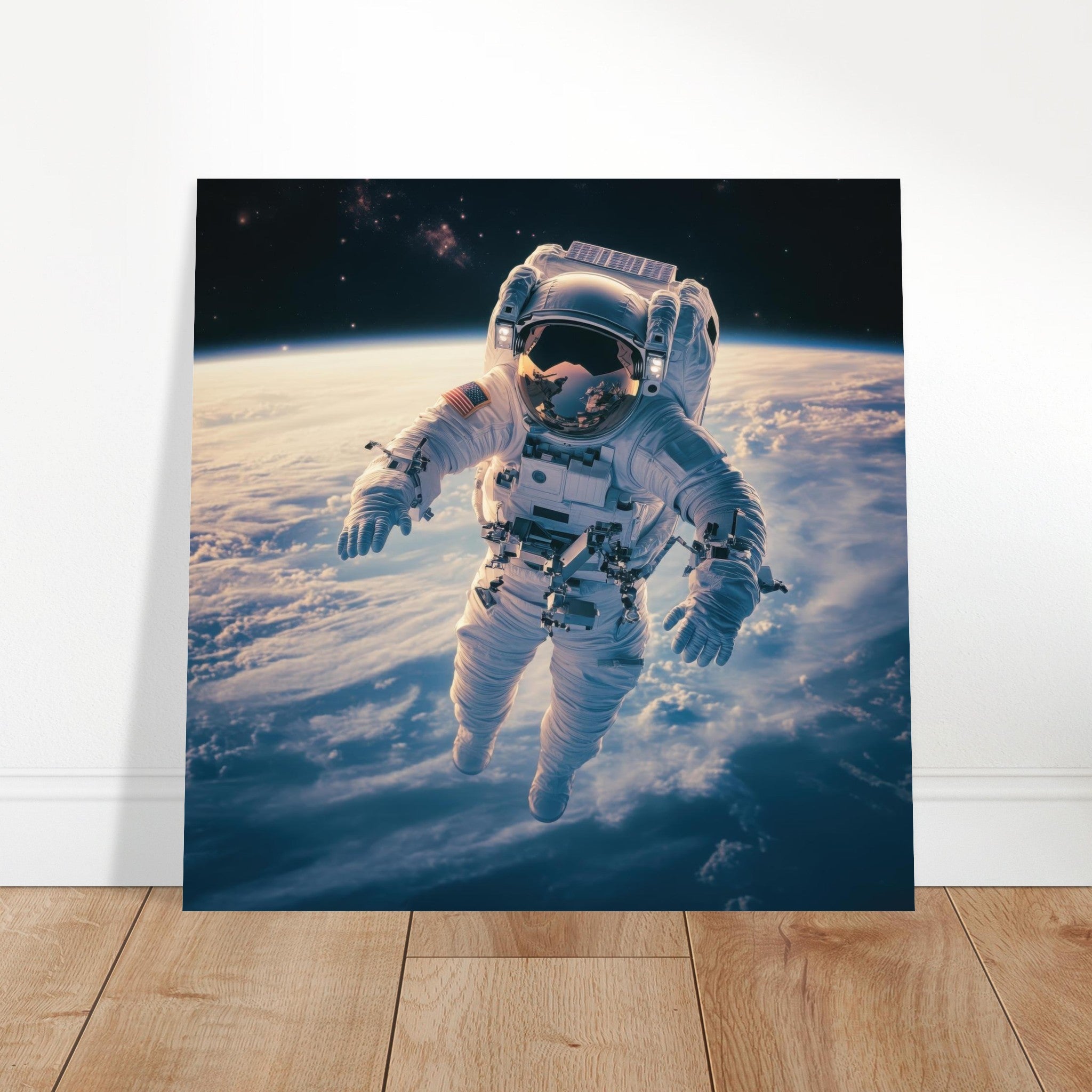 Aluminum Print Square - The psychological challenges of long 3 - Shop Ai Art WebShop - Digital Art online Store