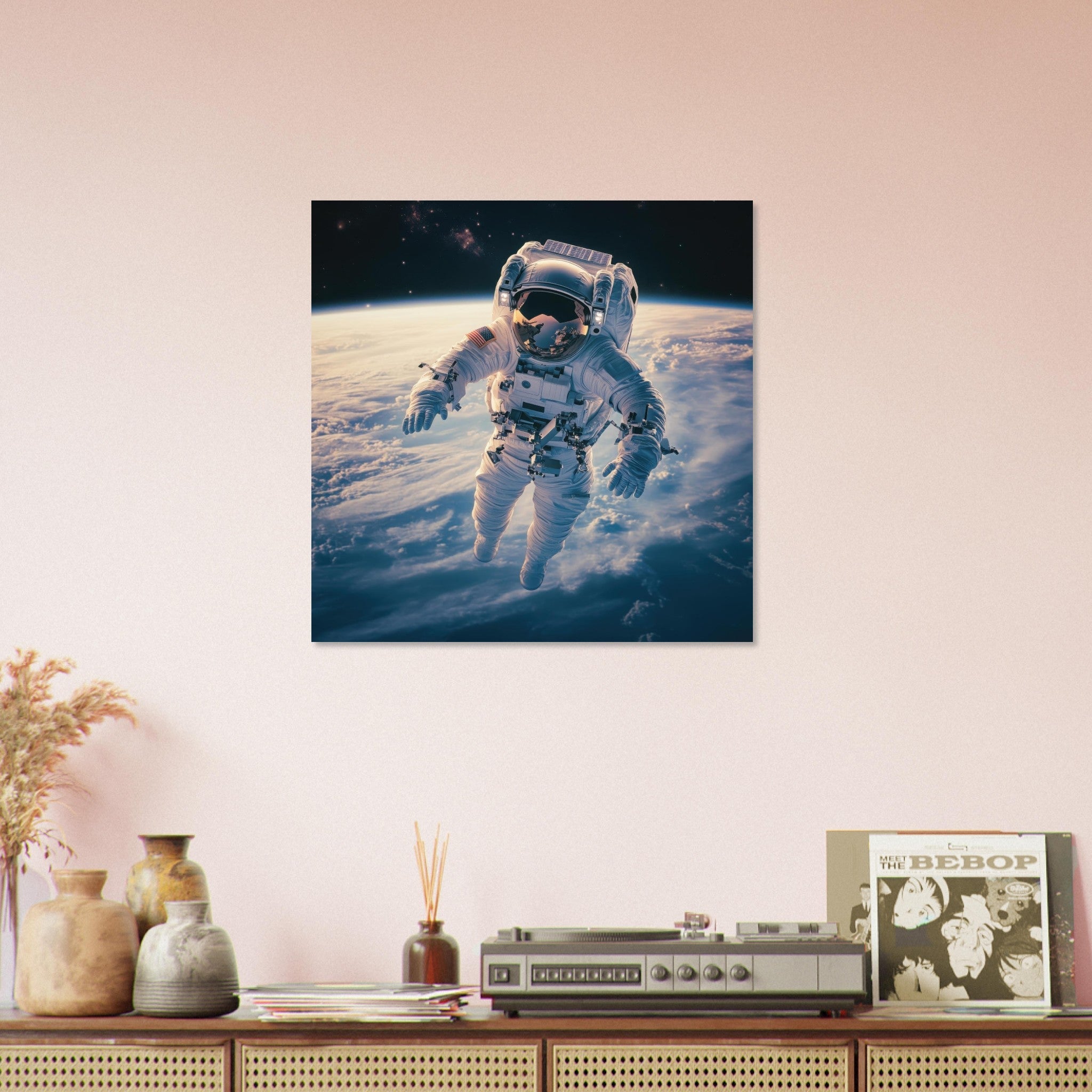 Aluminum Print Square - The psychological challenges of long 3 - Shop Ai Art WebShop - Digital Art online Store
