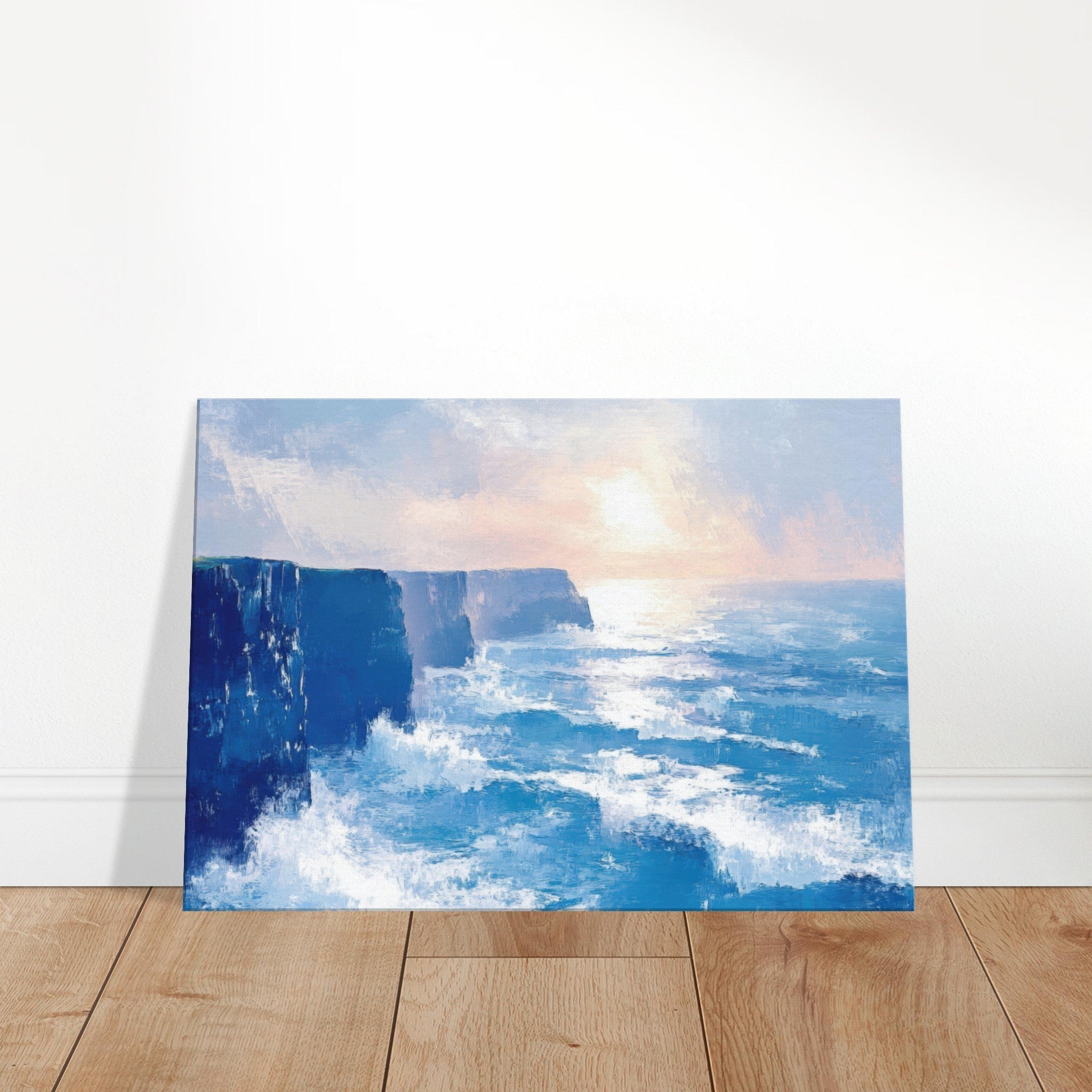 Canvas Landscape - Seaside Cliff at Sunrise A breathtaking Empress 2 - Shop Ai Art WebShop - Digital Art online Store
