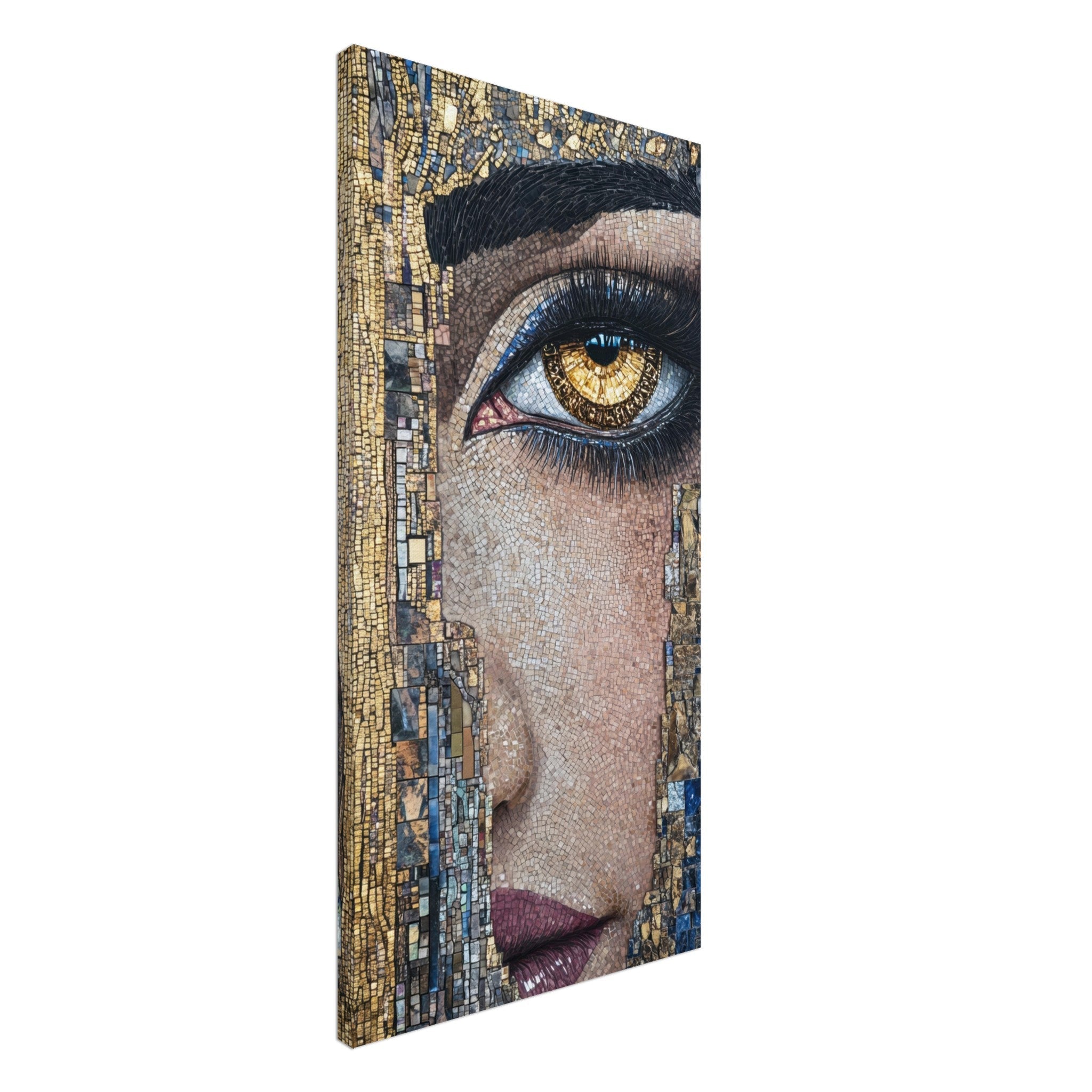 Canvas Portrait - The Oracles Forbidden Prophecy Byzantine Mosaic 6 - Shop Ai Art WebShop - Digital Art online Store