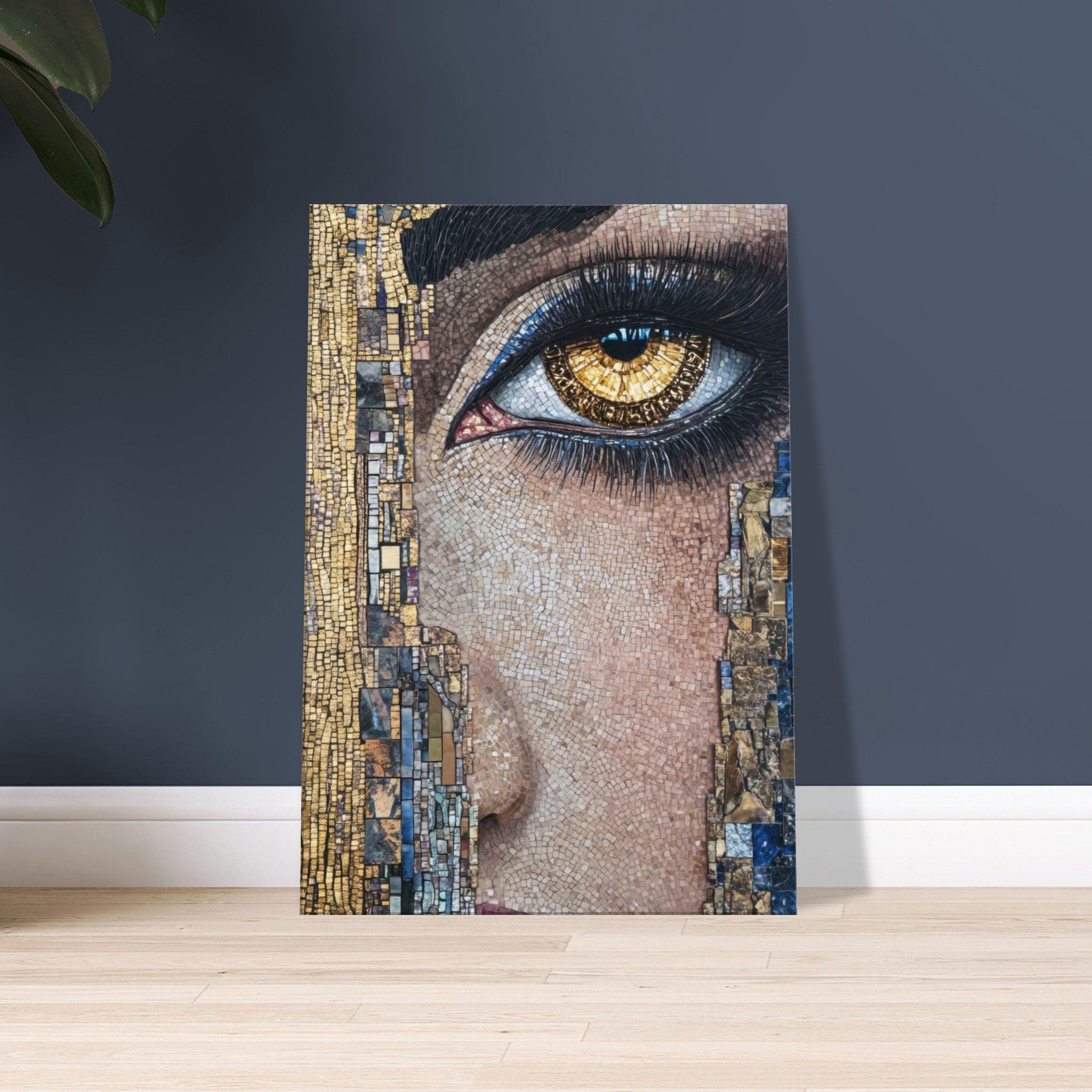 Canvas Portrait - The Oracles Forbidden Prophecy Byzantine Mosaic 6 - Shop Ai Art WebShop - Digital Art online Store