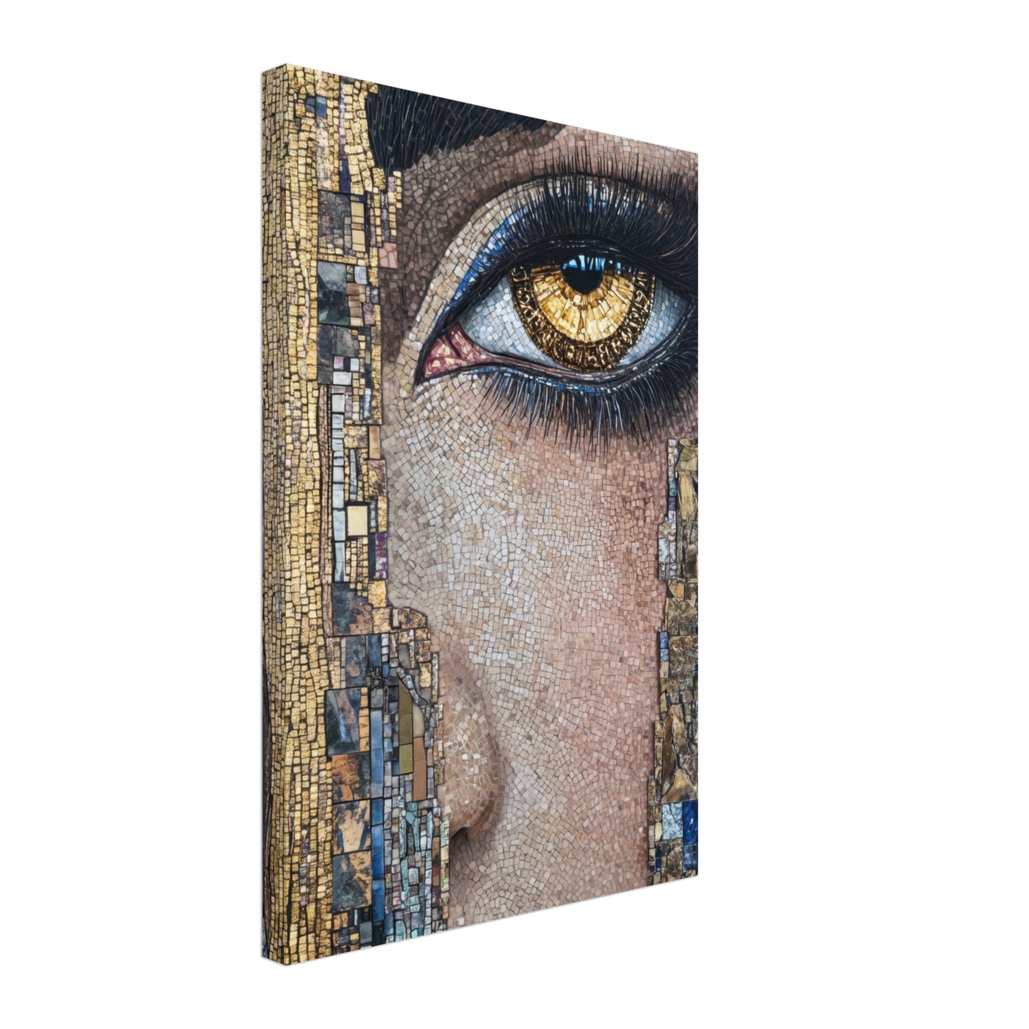 Canvas Portrait - The Oracles Forbidden Prophecy Byzantine Mosaic 6 - Shop Ai Art WebShop - Digital Art online Store