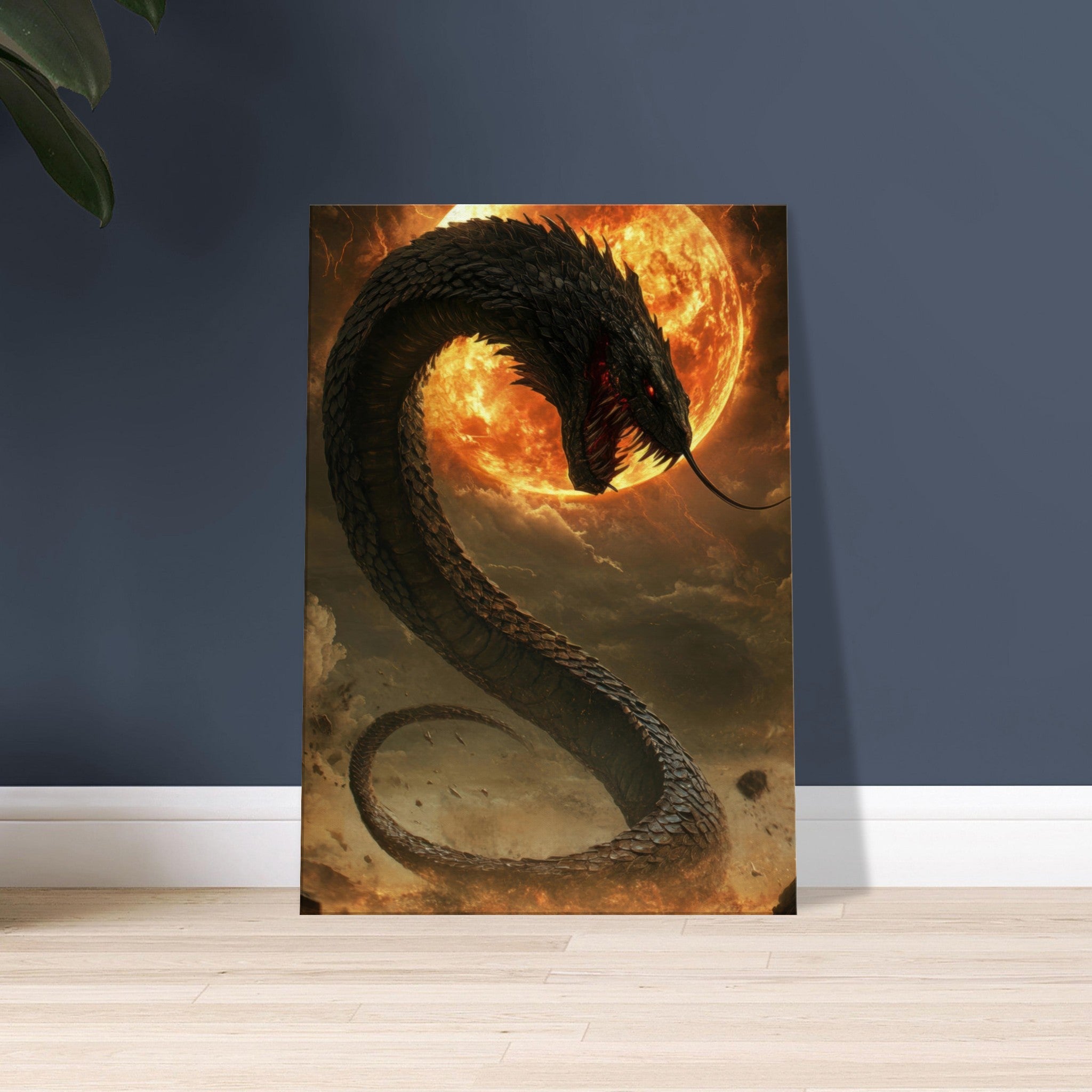 Canvas Portrait - The Wrath of Apophis Dark Fantasy A Dark Fantasy 2 - Shop Ai Art WebShop - Digital Art online Store
