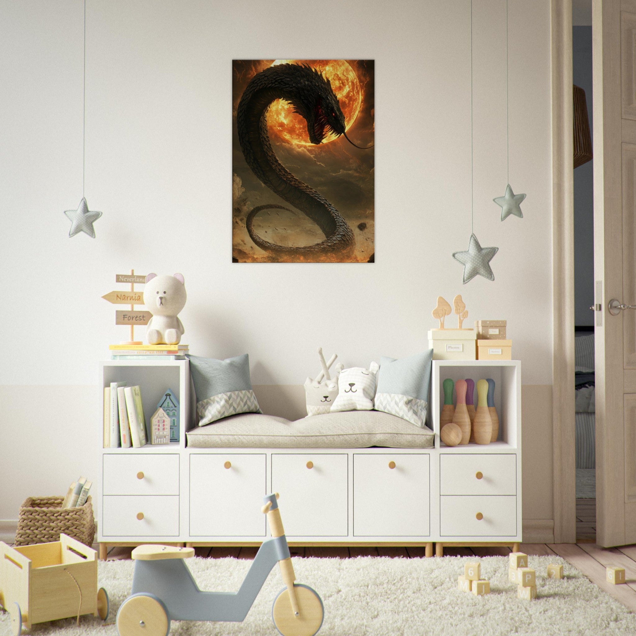 Canvas Portrait - The Wrath of Apophis Dark Fantasy A Dark Fantasy 2 - Shop Ai Art WebShop - Digital Art online Store