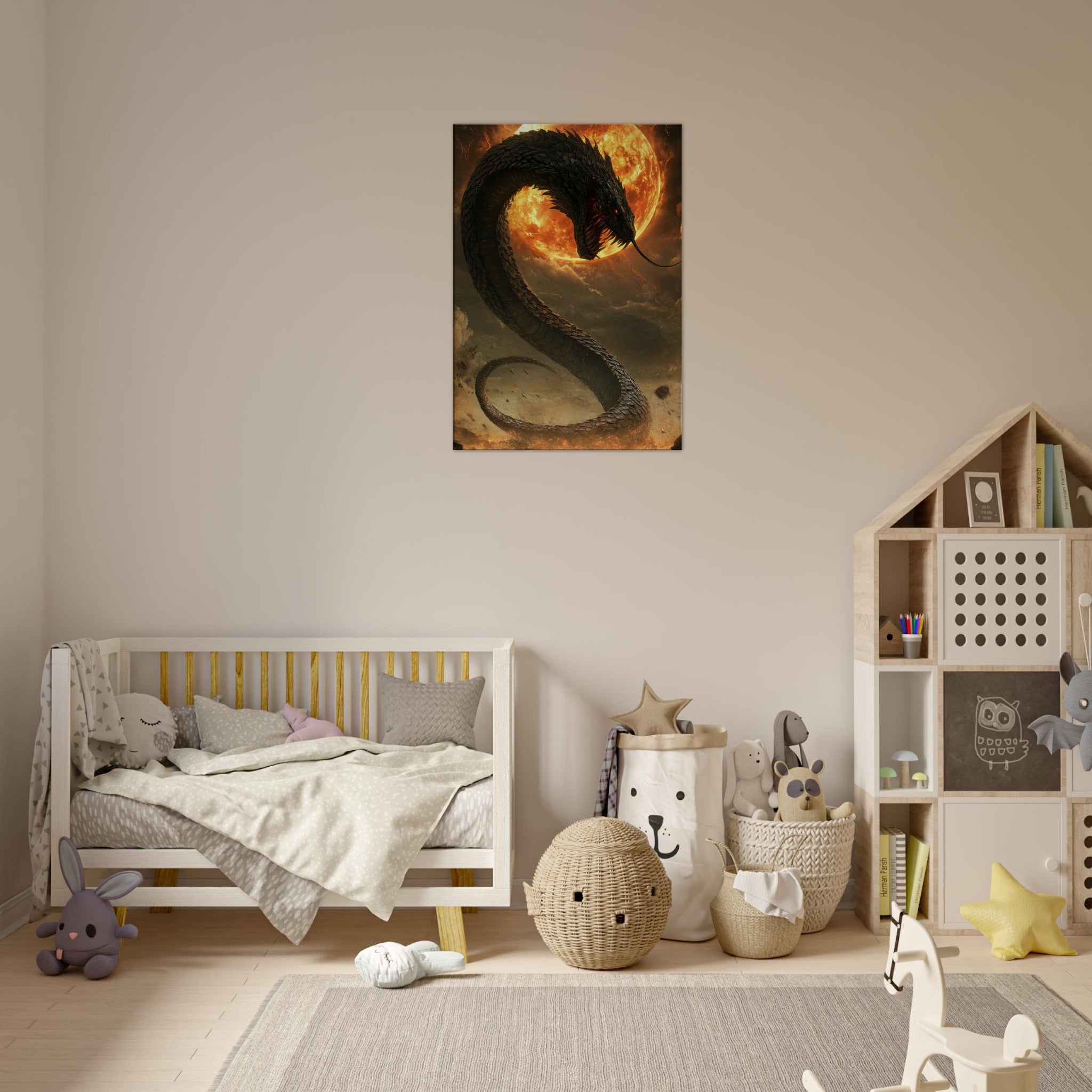 Canvas Portrait - The Wrath of Apophis Dark Fantasy A Dark Fantasy 2 - Shop Ai Art WebShop - Digital Art online Store