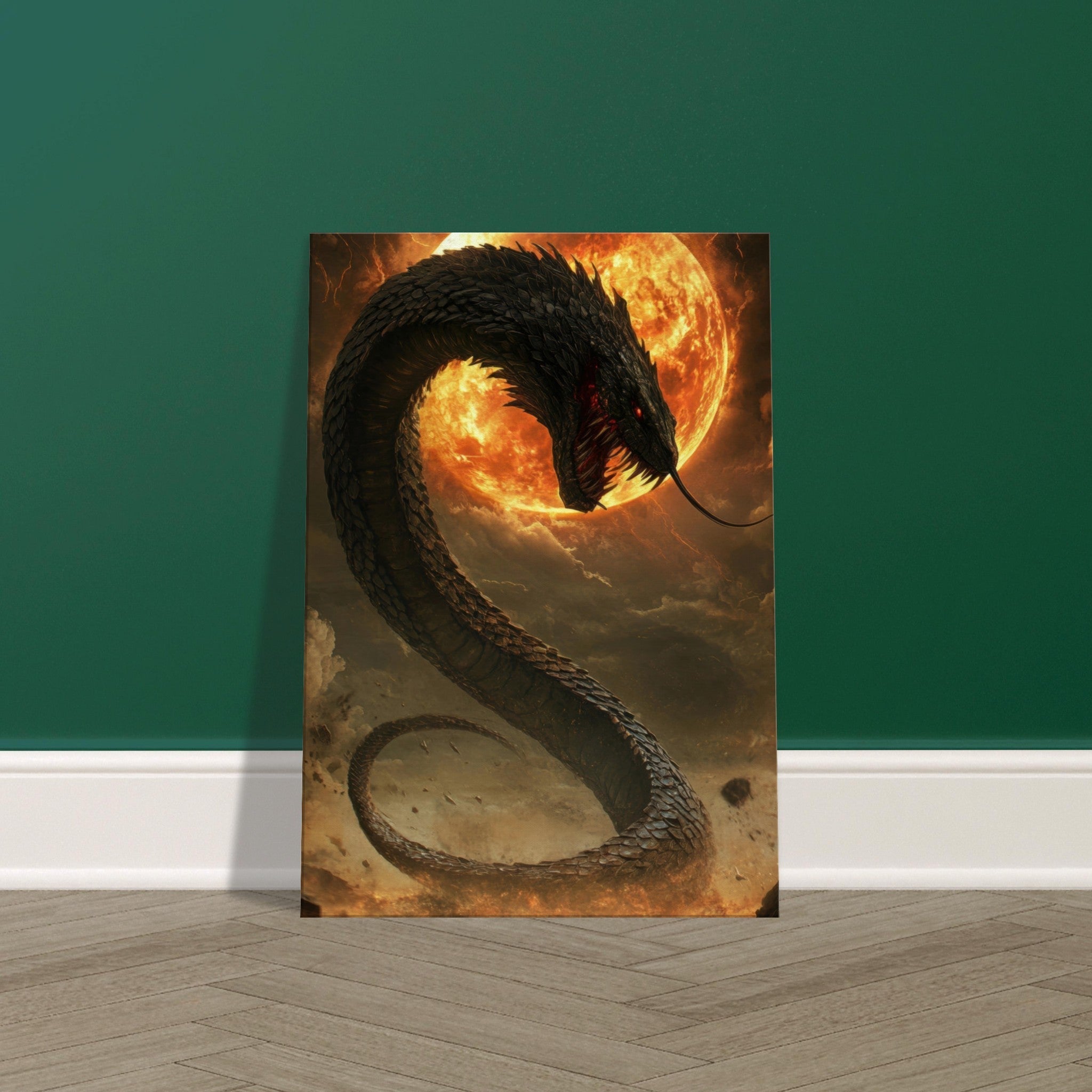 Canvas Portrait - The Wrath of Apophis Dark Fantasy A Dark Fantasy 2 - Shop Ai Art WebShop - Digital Art online Store