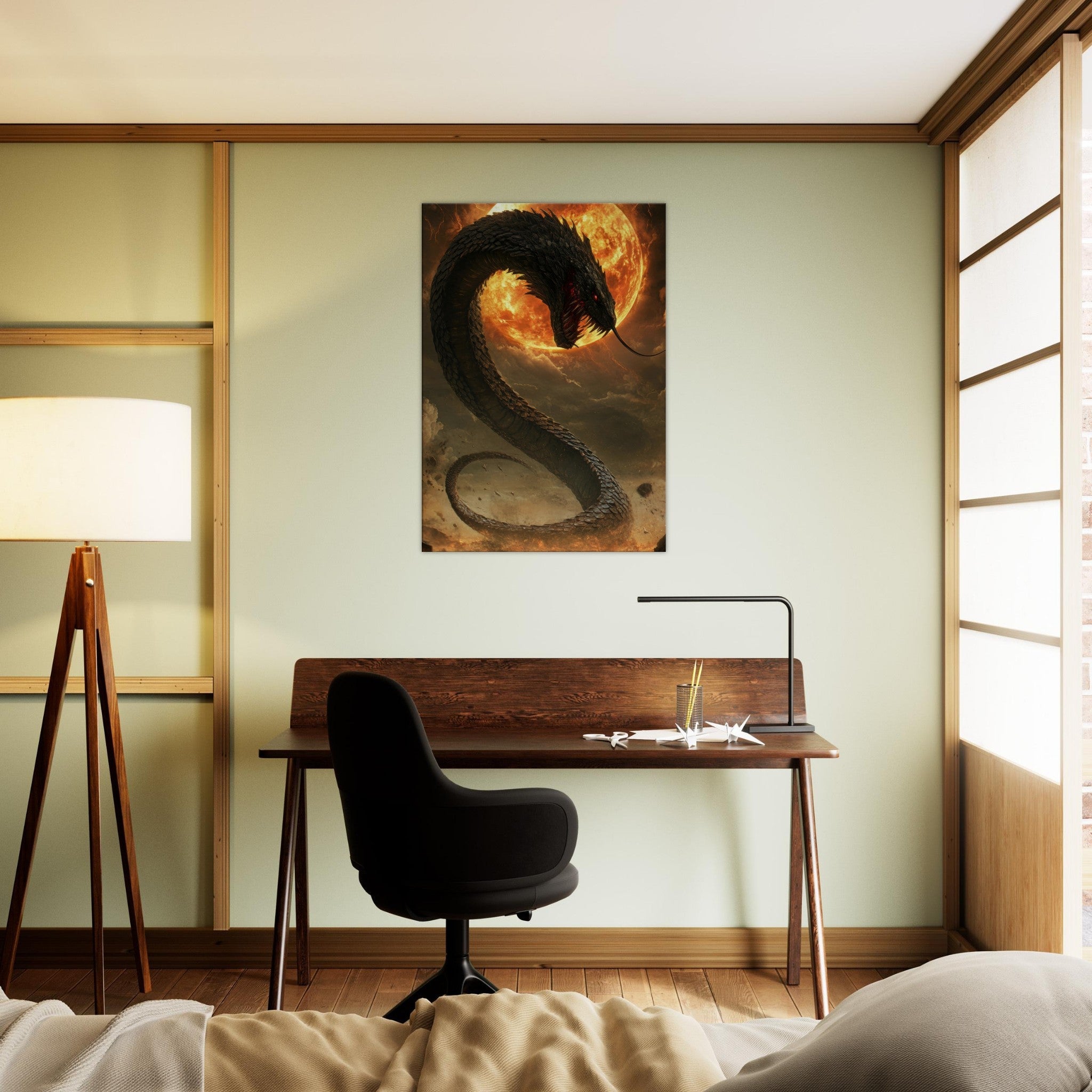 Canvas Portrait - The Wrath of Apophis Dark Fantasy A Dark Fantasy 2 - Shop Ai Art WebShop - Digital Art online Store
