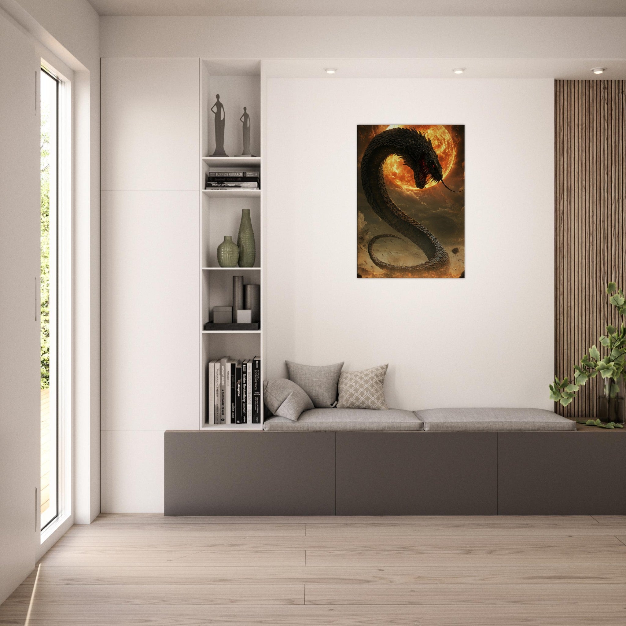 Canvas Portrait - The Wrath of Apophis Dark Fantasy A Dark Fantasy 2 - Shop Ai Art WebShop - Digital Art online Store