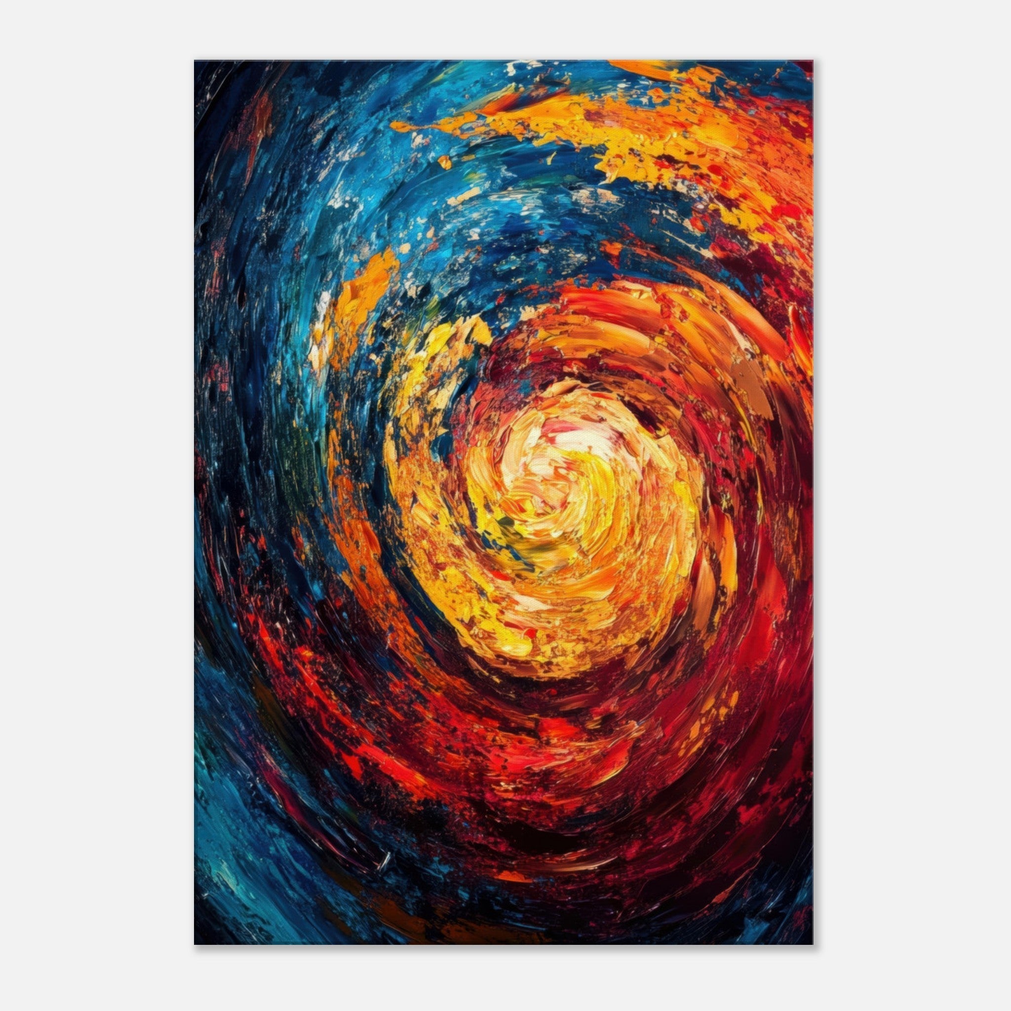 Canvas Portrait - Vortex of Emotions A swirling fusion of vagrant - Shop Ai Art WebShop - Digital Art online Store