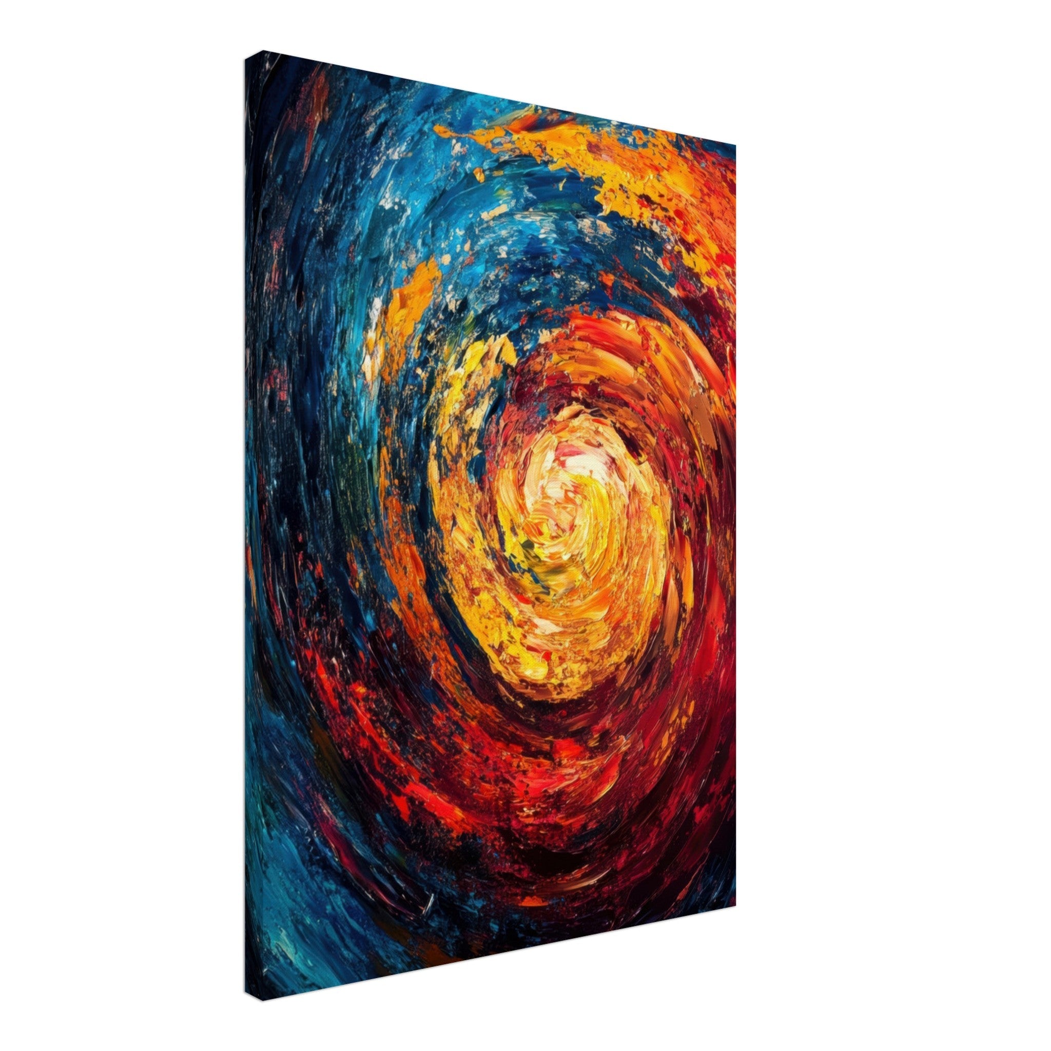 Canvas Portrait - Vortex of Emotions A swirling fusion of vagrant - Shop Ai Art WebShop - Digital Art online Store