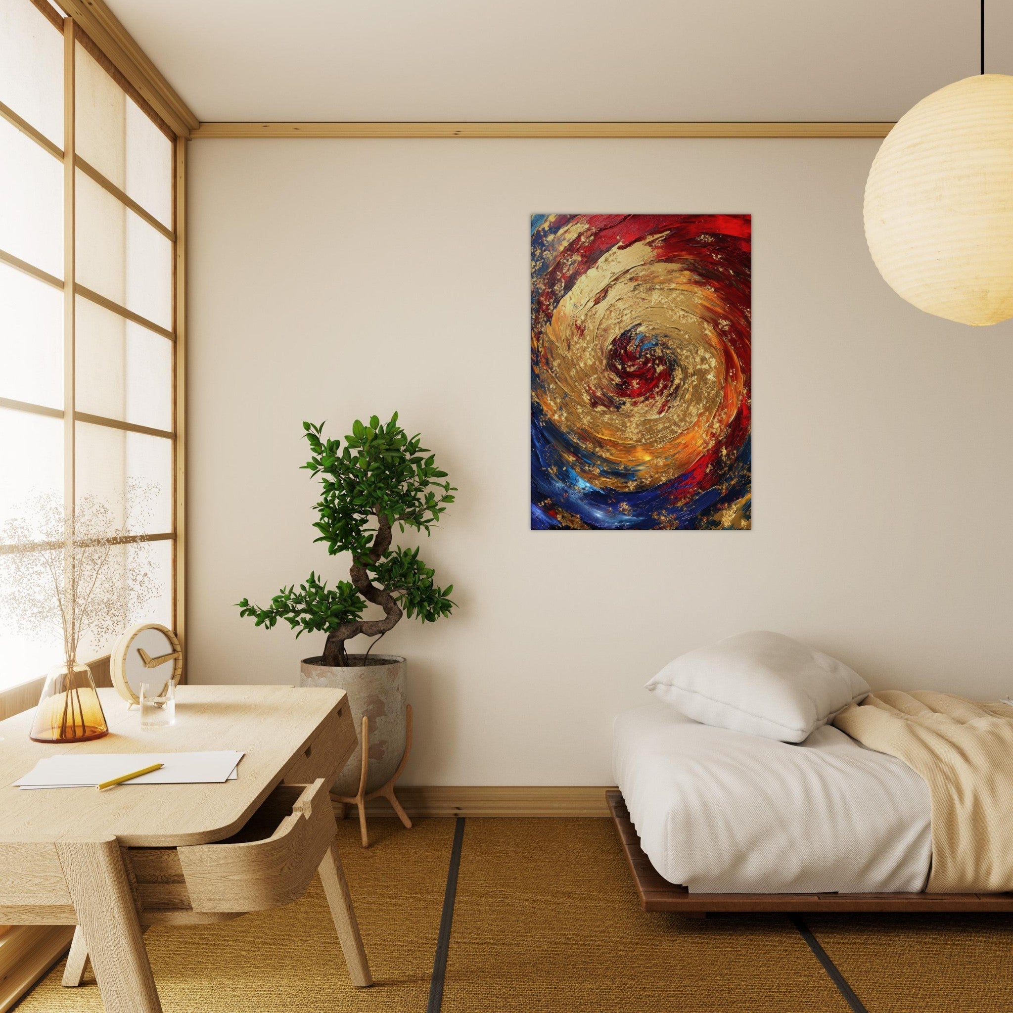 Canvas Portrait - Vortex of Emotions A swirling fusion of vagrant 2 - Shop Ai Art WebShop - Digital Art online Store