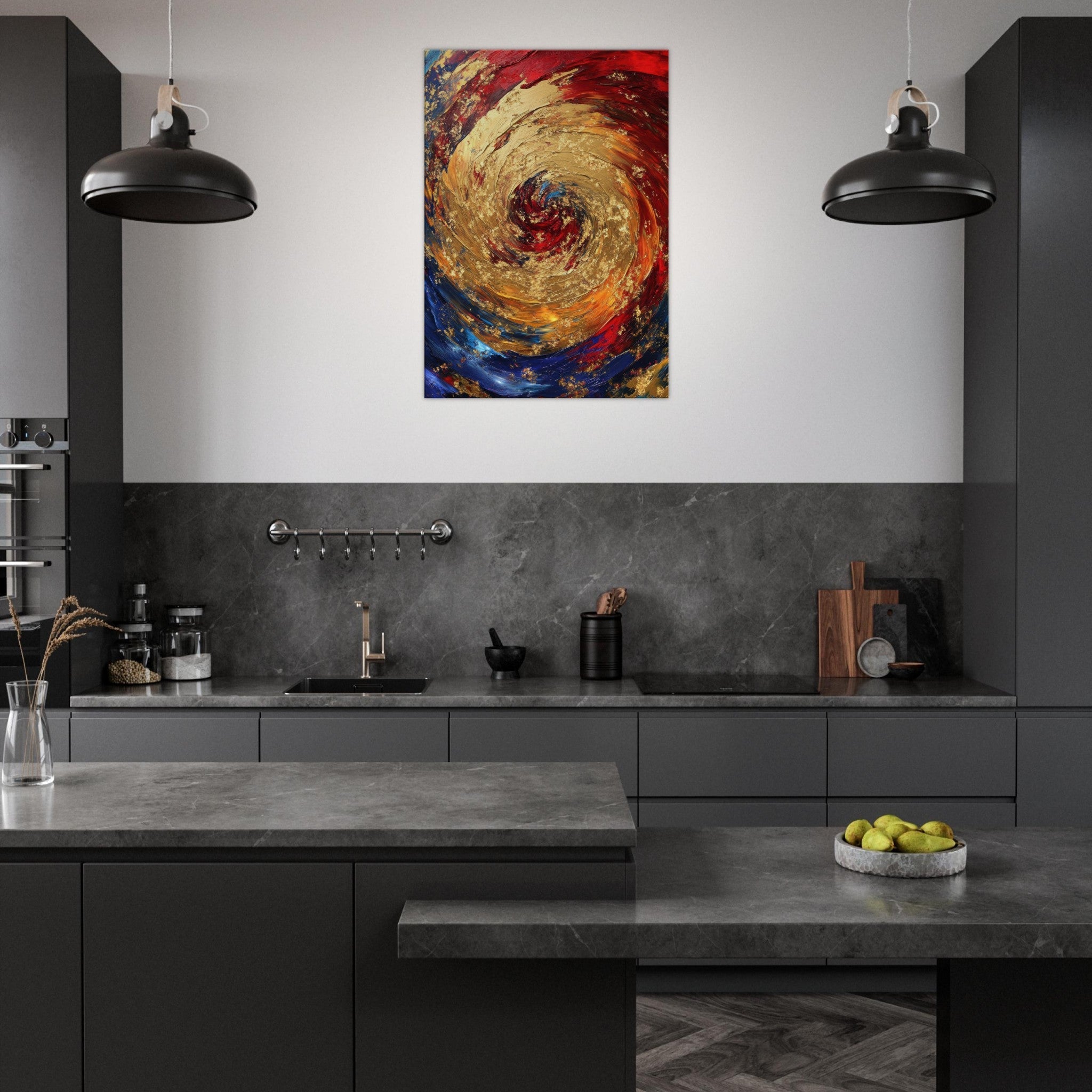 Canvas Portrait - Vortex of Emotions A swirling fusion of vagrant 2 - Shop Ai Art WebShop - Digital Art online Store