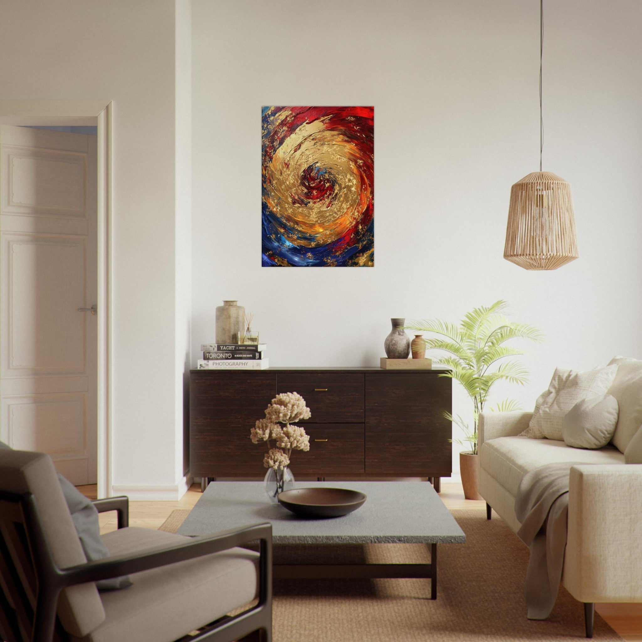 Canvas Portrait - Vortex of Emotions A swirling fusion of vagrant 2 - Shop Ai Art WebShop - Digital Art online Store