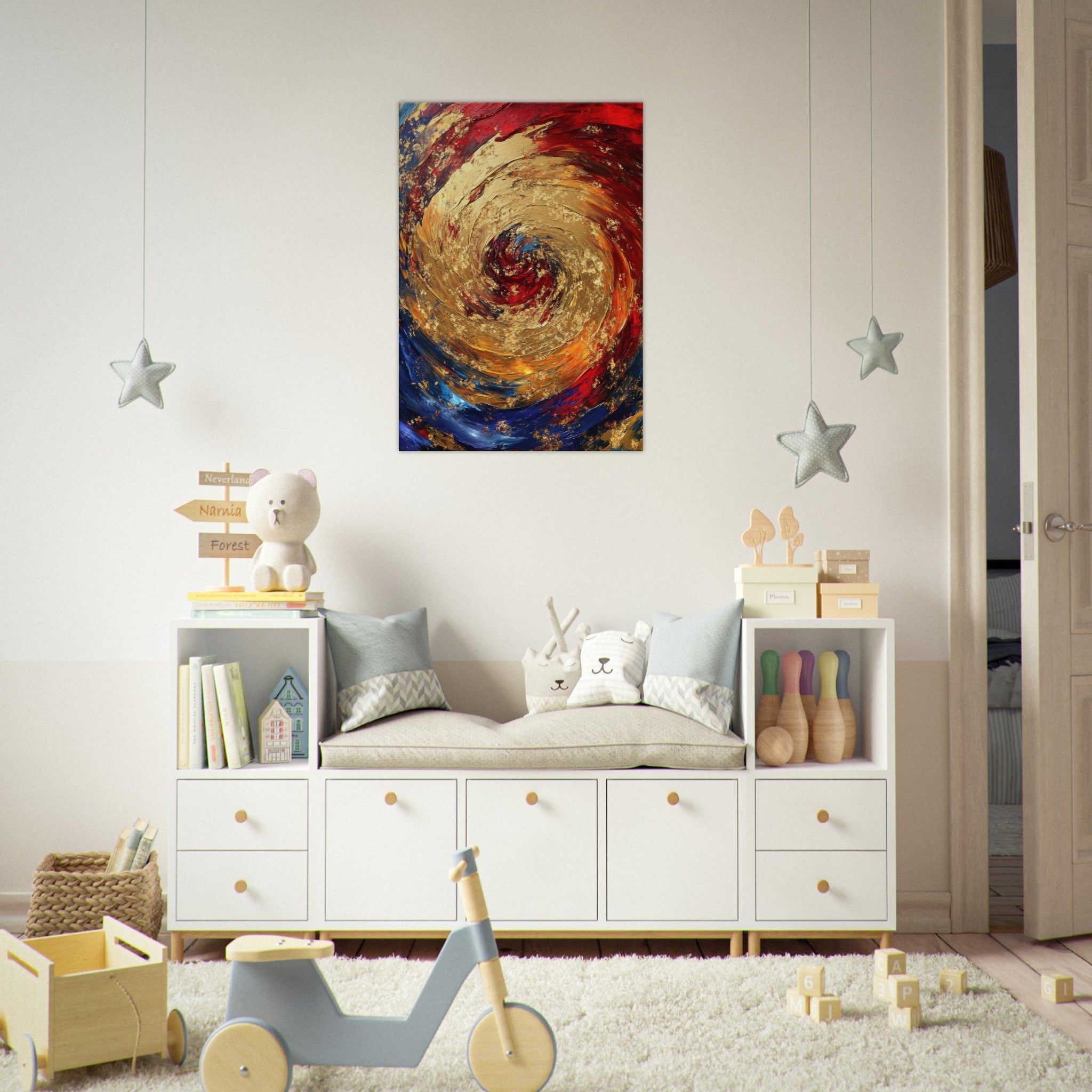 Canvas Portrait - Vortex of Emotions A swirling fusion of vagrant 2 - Shop Ai Art WebShop - Digital Art online Store