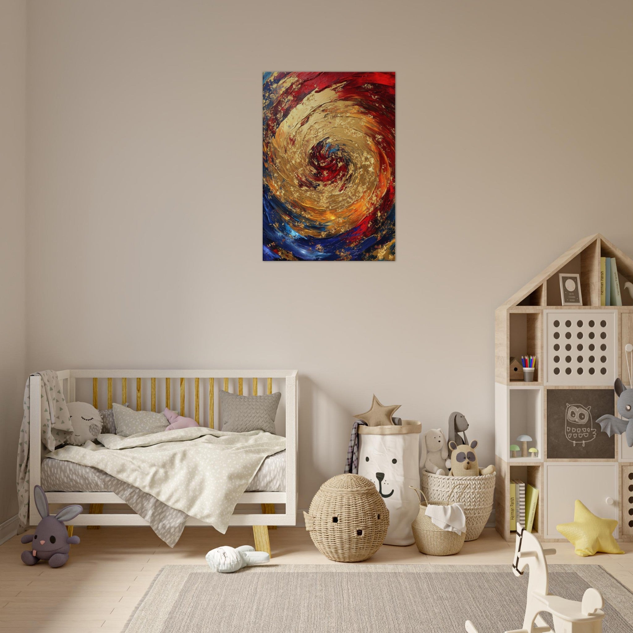 Canvas Portrait - Vortex of Emotions A swirling fusion of vagrant 2 - Shop Ai Art WebShop - Digital Art online Store
