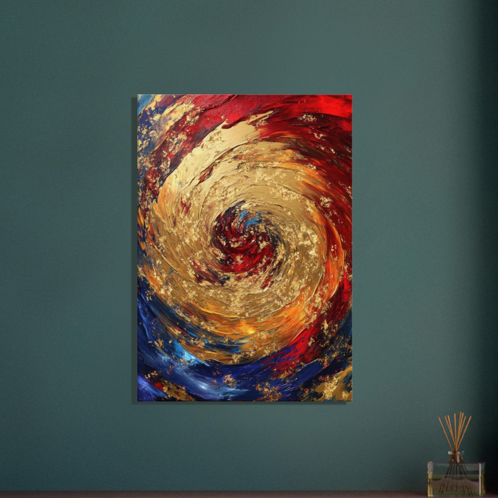 Canvas Portrait - Vortex of Emotions A swirling fusion of vagrant 2 - Shop Ai Art WebShop - Digital Art online Store