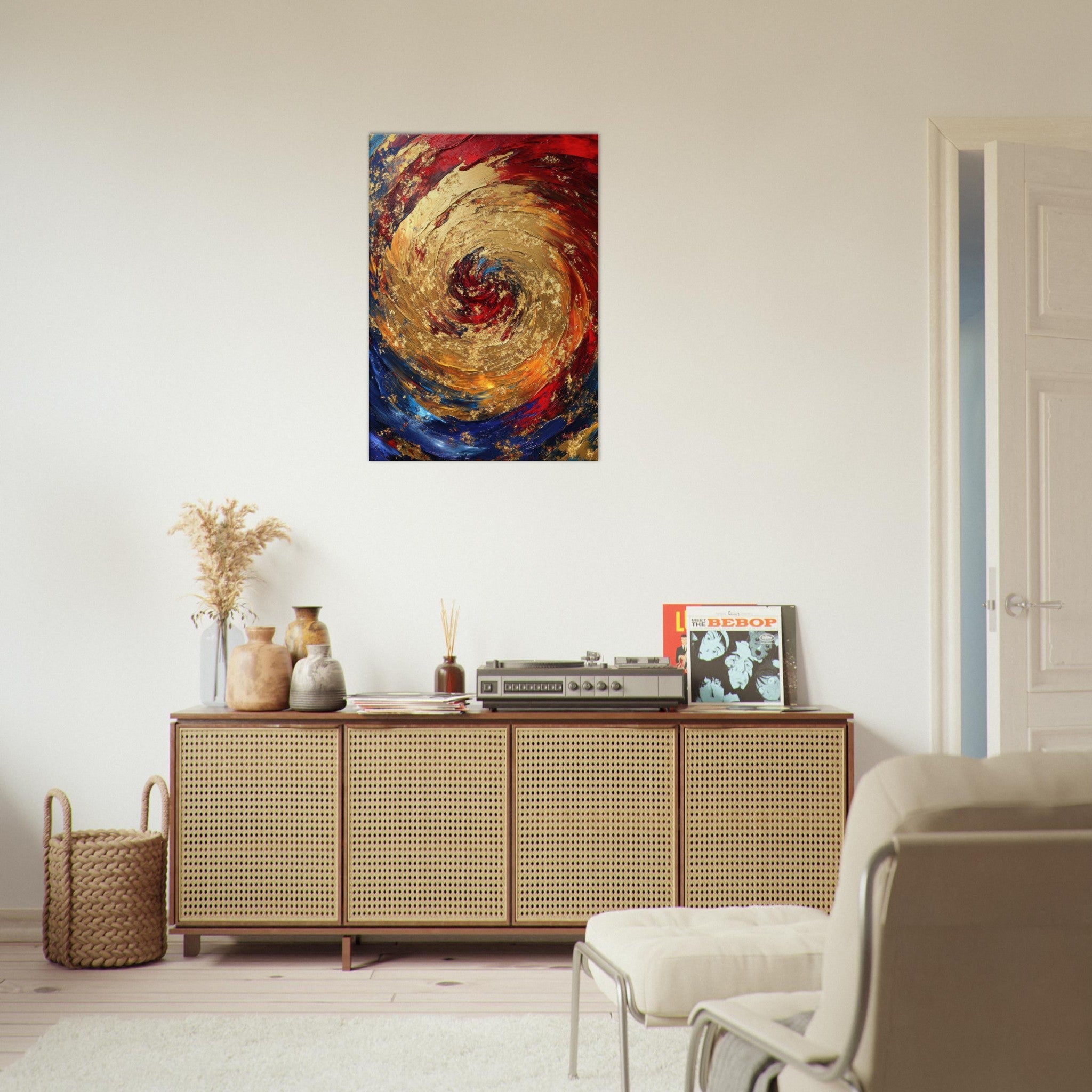 Canvas Portrait - Vortex of Emotions A swirling fusion of vagrant 2 - Shop Ai Art WebShop - Digital Art online Store