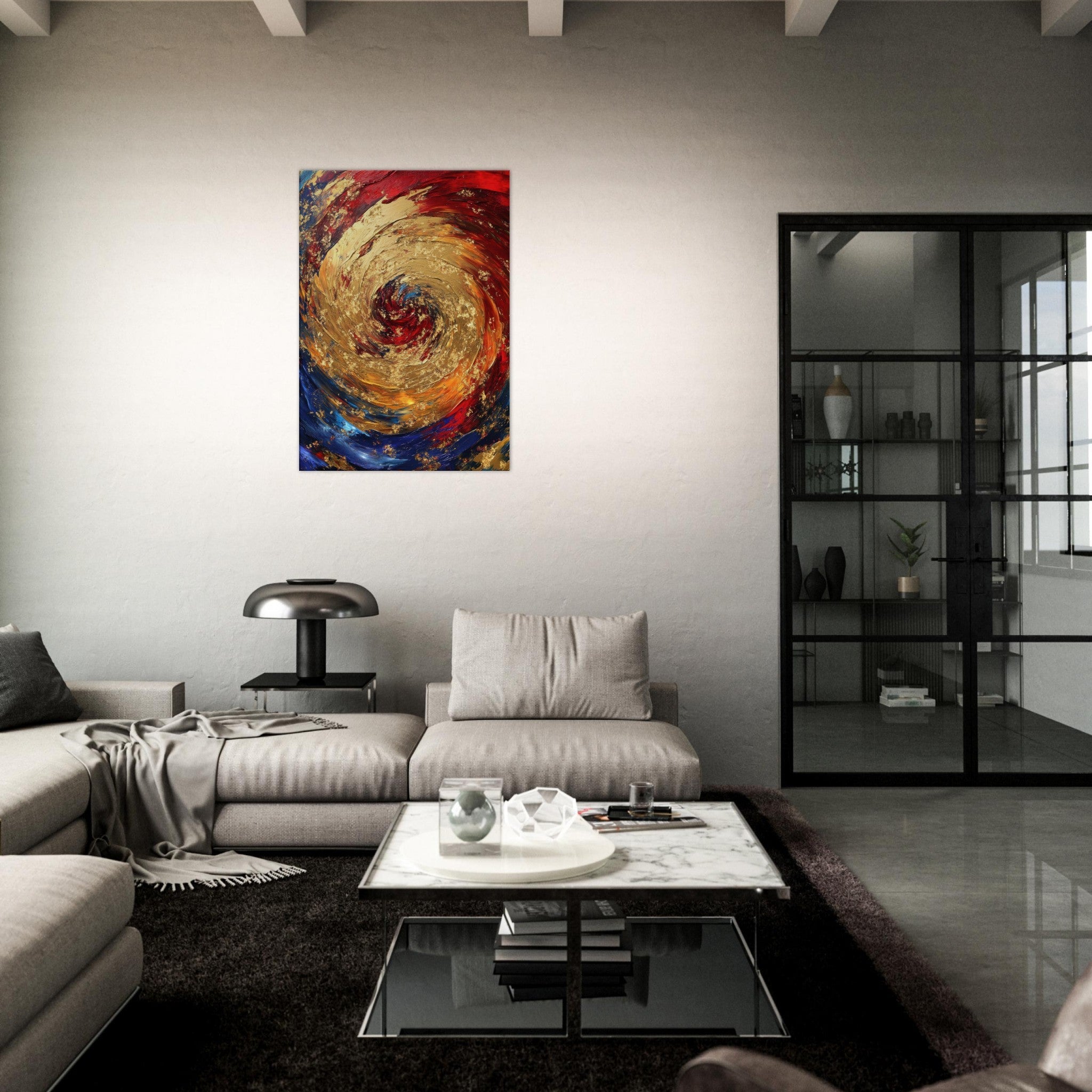Canvas Portrait - Vortex of Emotions A swirling fusion of vagrant 2 - Shop Ai Art WebShop - Digital Art online Store