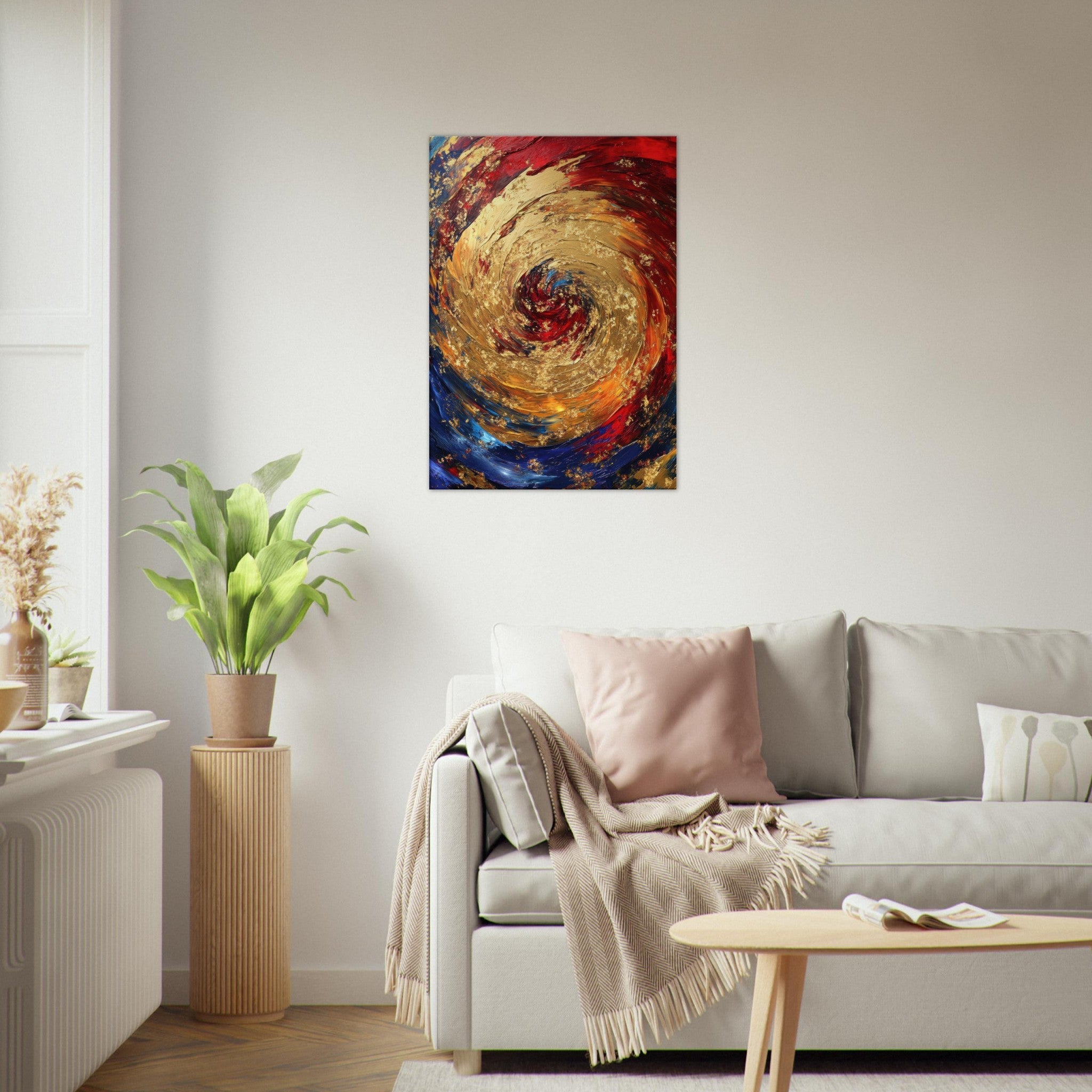 Canvas Portrait - Vortex of Emotions A swirling fusion of vagrant 2 - Shop Ai Art WebShop - Digital Art online Store