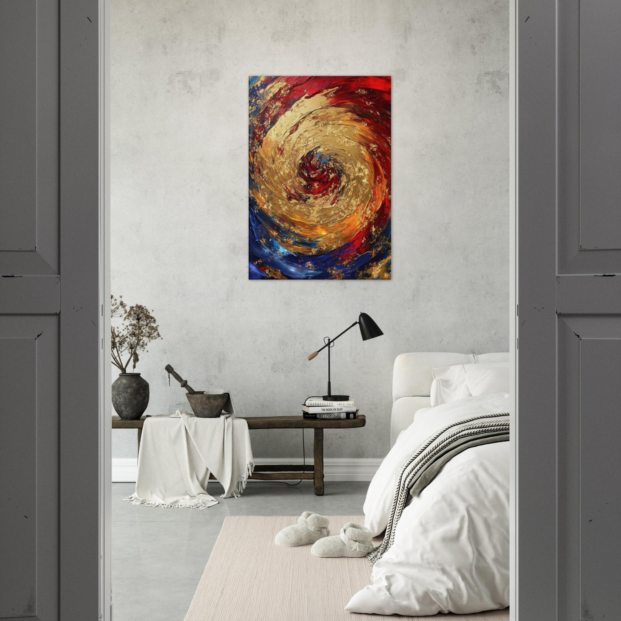 Canvas Portrait - Vortex of Emotions A swirling fusion of vagrant 2 - Shop Ai Art WebShop - Digital Art online Store