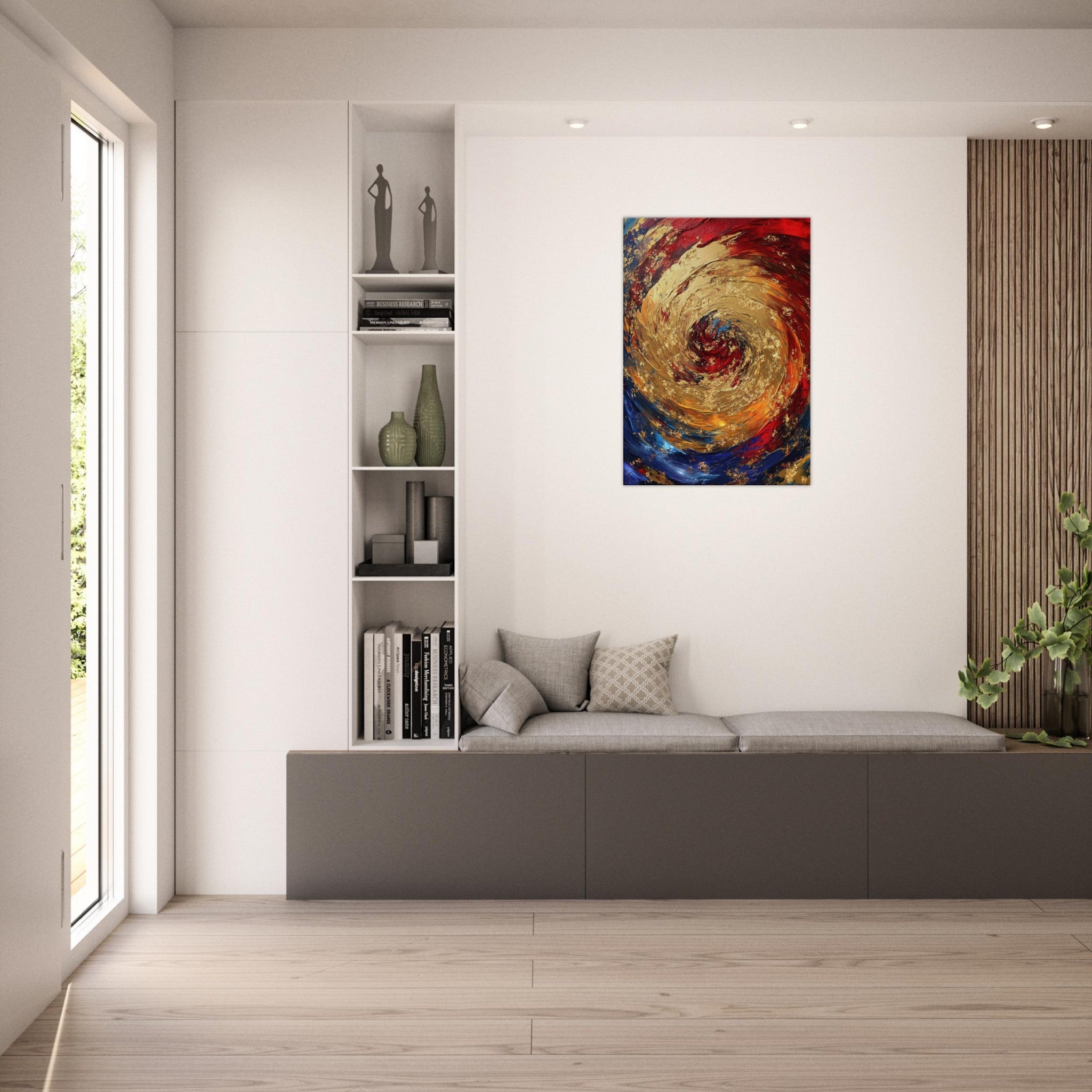Canvas Portrait - Vortex of Emotions A swirling fusion of vagrant 2 - Shop Ai Art WebShop - Digital Art online Store